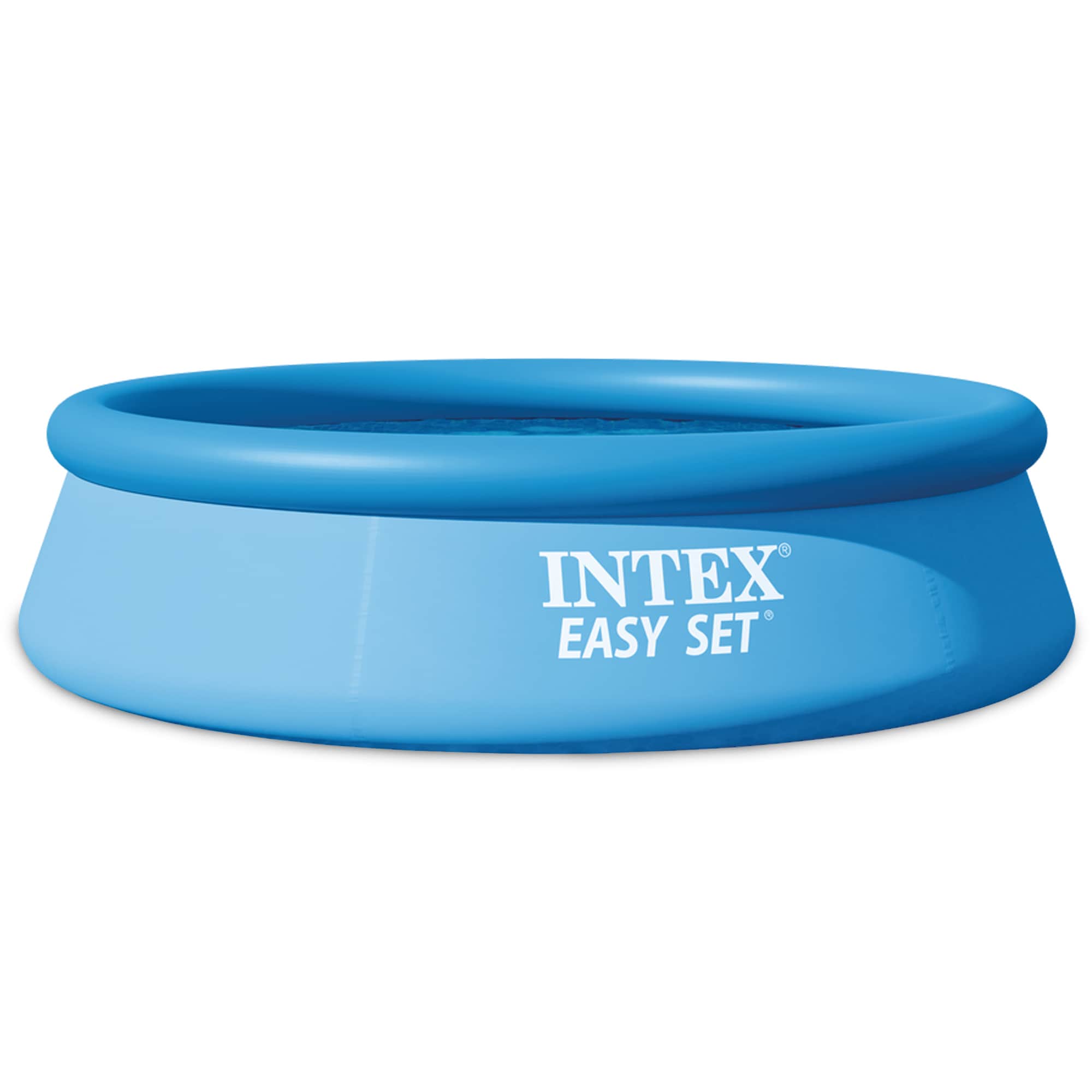 Intex 22410 10-ft x 10-ft x 30-in Inflatable top ring Round Above-Ground Pool
