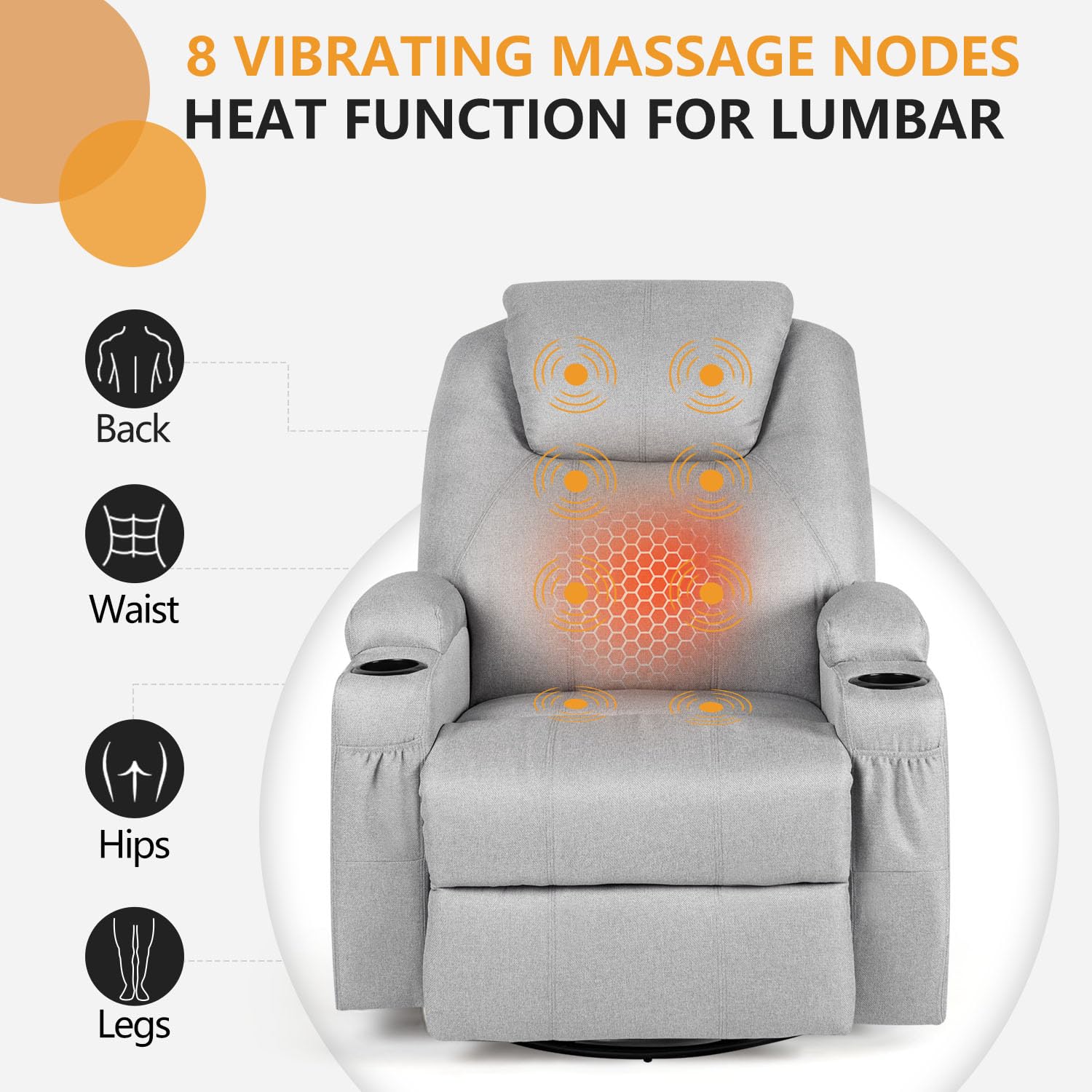 AECOJOY 13003UGR-LS01 recliners - View #5