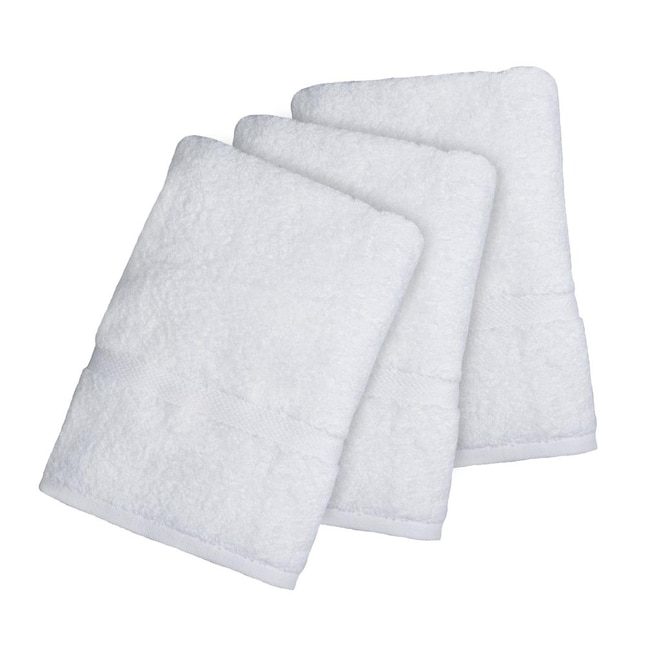 WestPoint Home Optical White Cotton Bath Towel (Martex Ringspun Towel ...