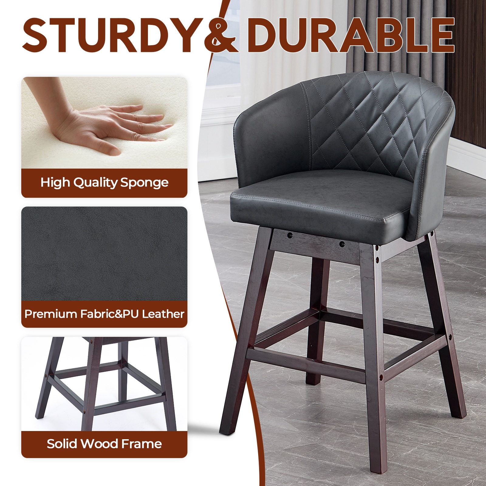 LOVMOR SF-L-2118-BG stools - View #4