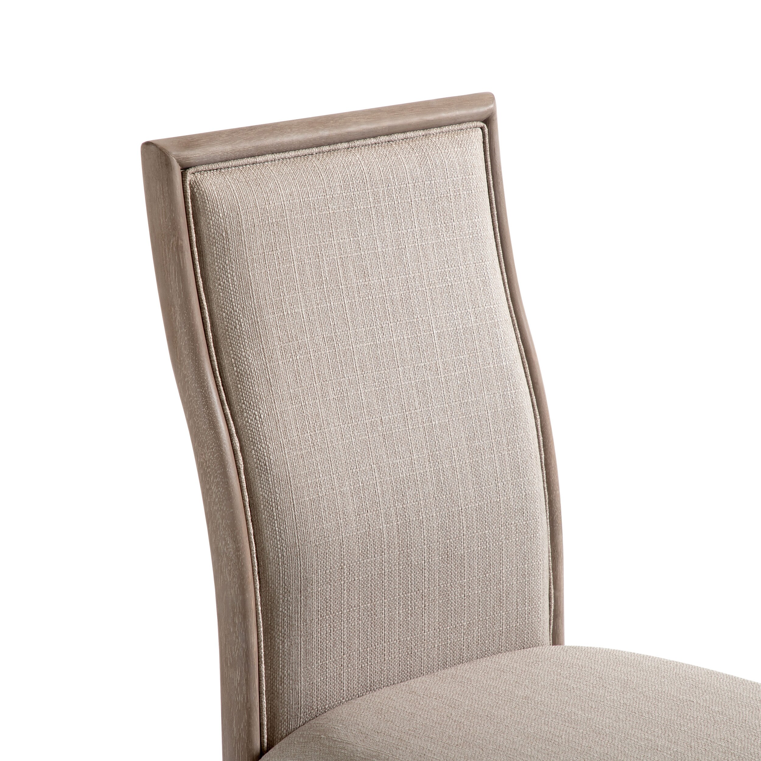 Natural Ash Upholstered High Back Side Chair