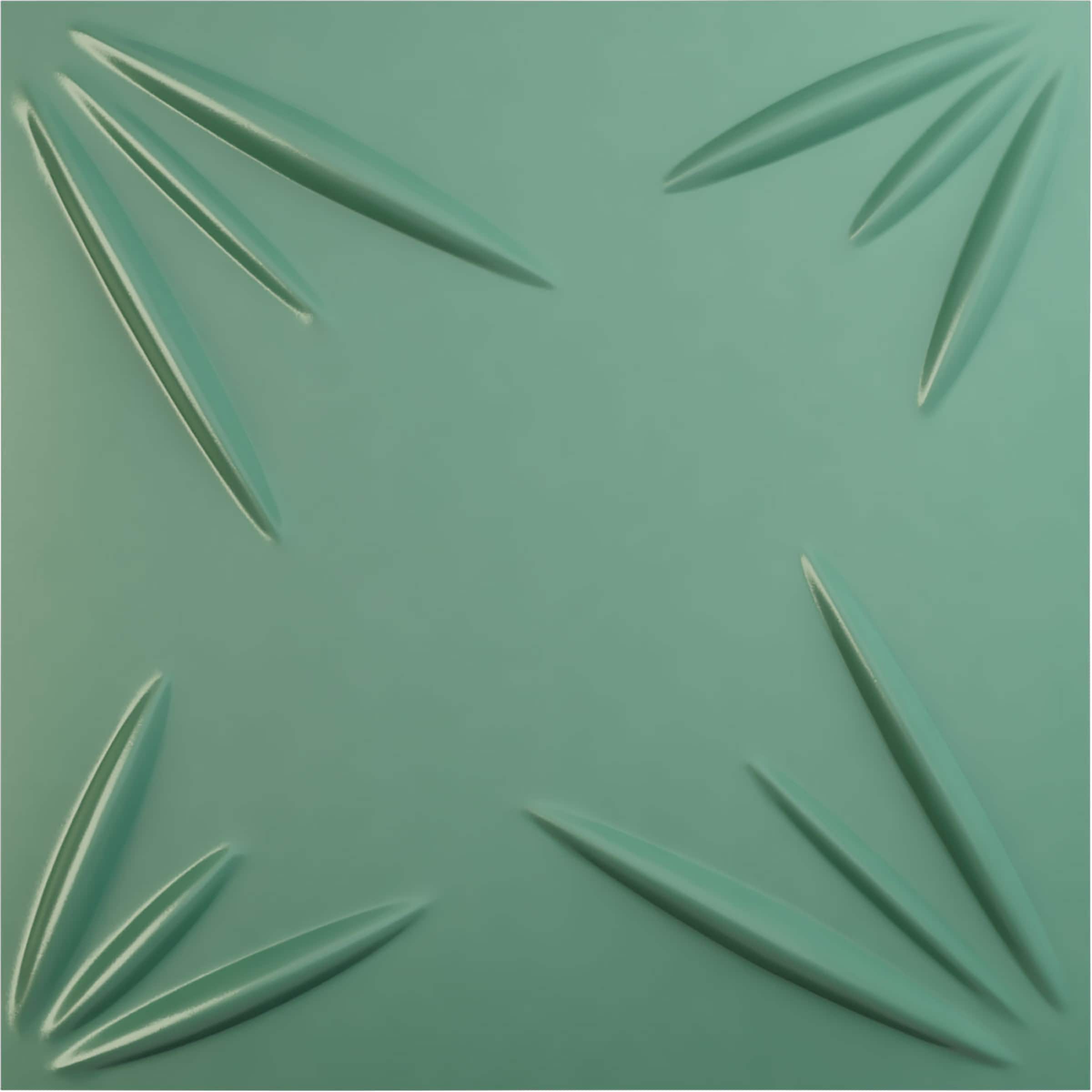 Ekena Millwork WP20X20INFSM 19-5/8-in x 19-5/8-in Embossed Paintable/Stainable Green PVC Abstract Wall Panel ( 2.67-sq ft )