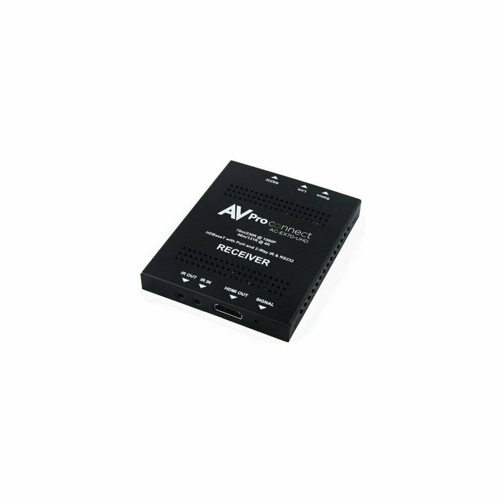  TCNCD329663 AVPro Connect AC-EX70-UHD-R 70 m 4K HDMI 2.0 Receiver with HDCP 2.2- Extend