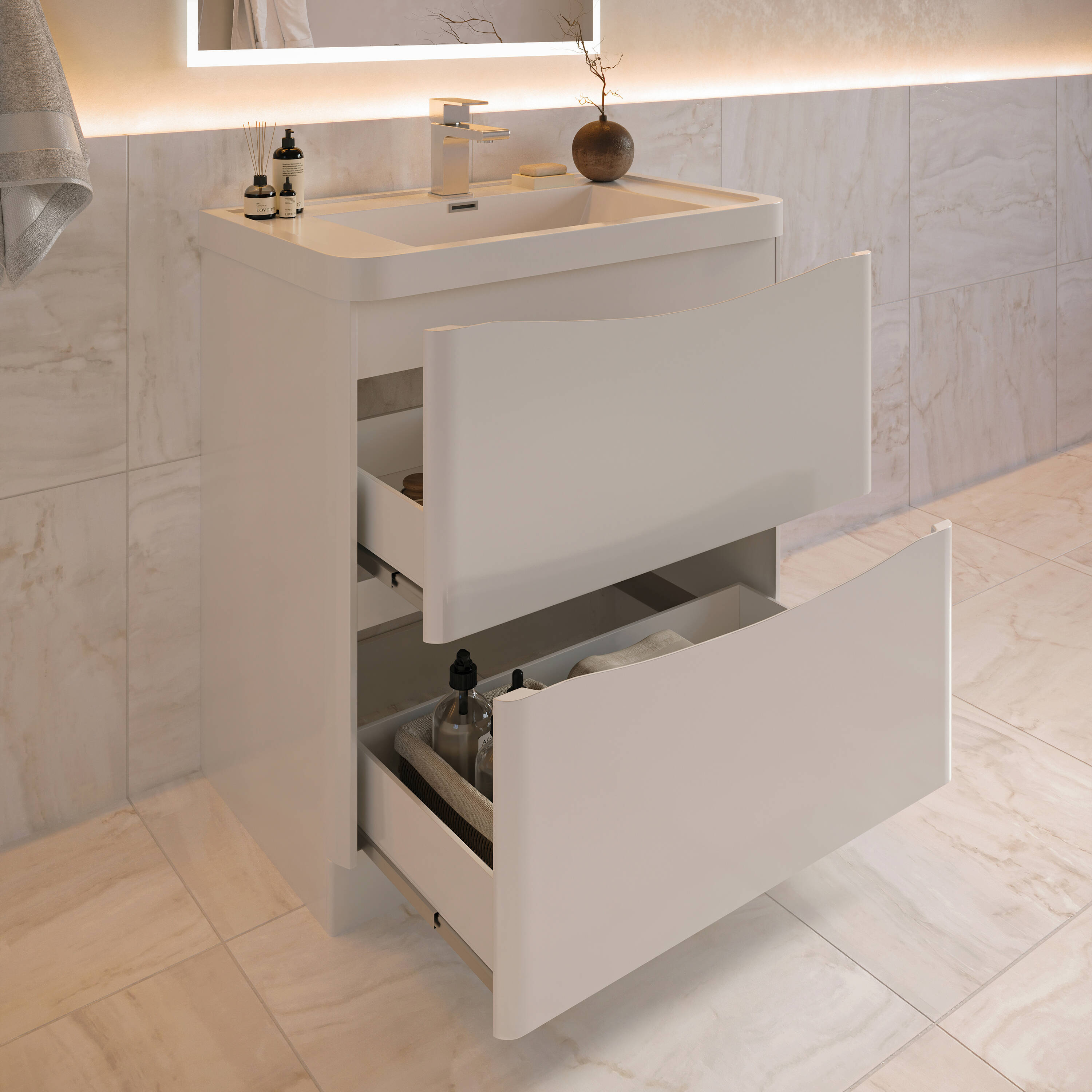 Fresca FCB9132WH-I Bath-Vanity-Combo - View #3