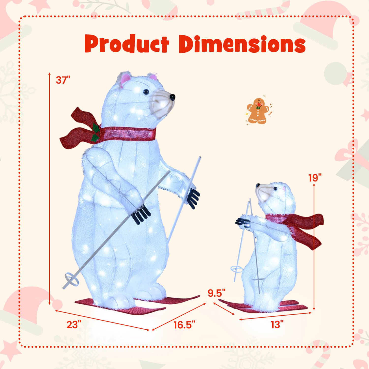 Costway CSHY001797 Christmas-Inflatables - View #3