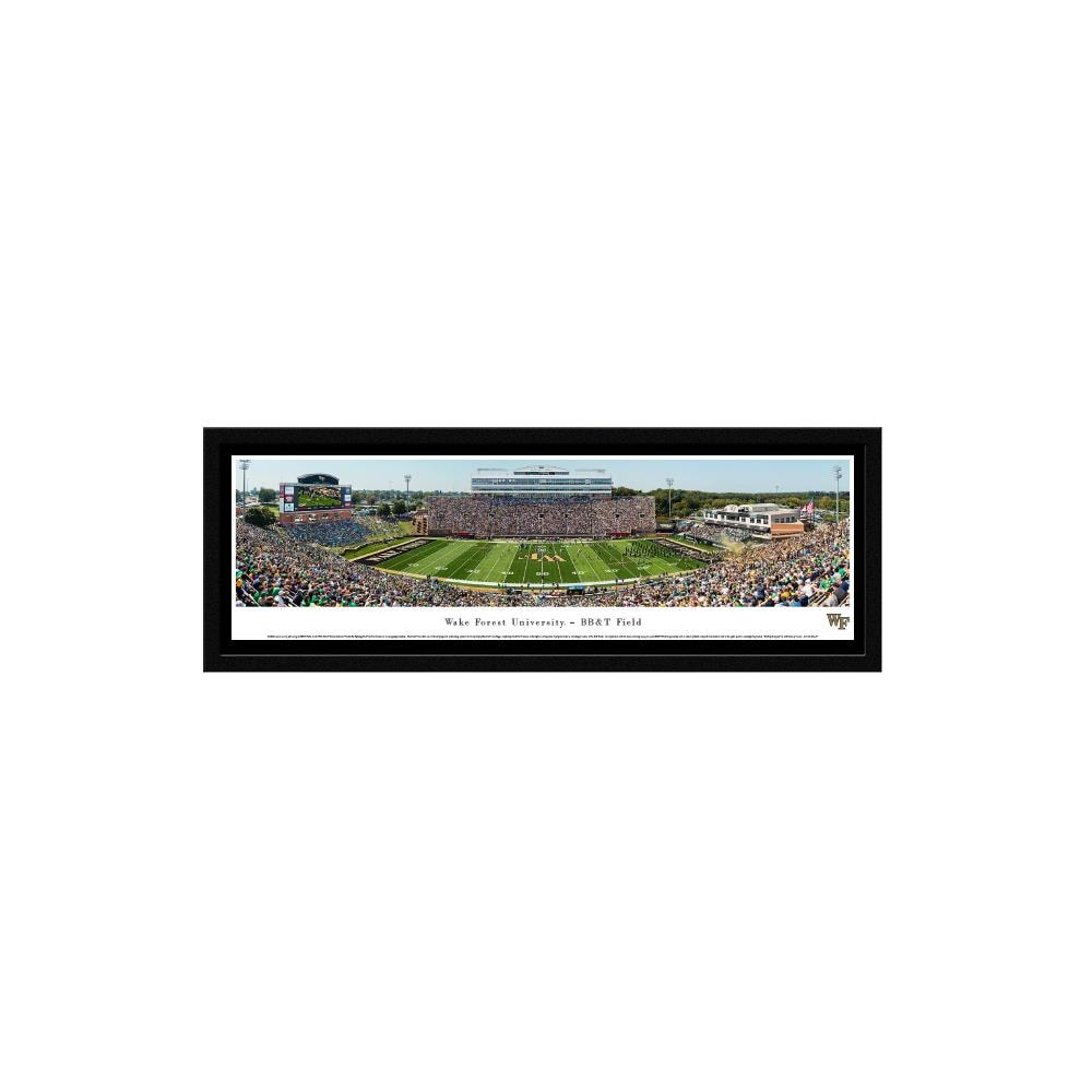 Blakeway Panoramas WFU4M Wake Forest Demon Deacons James Blakeway Black Metal Framed 15.5-in H x 42-in W Sports Paper Print