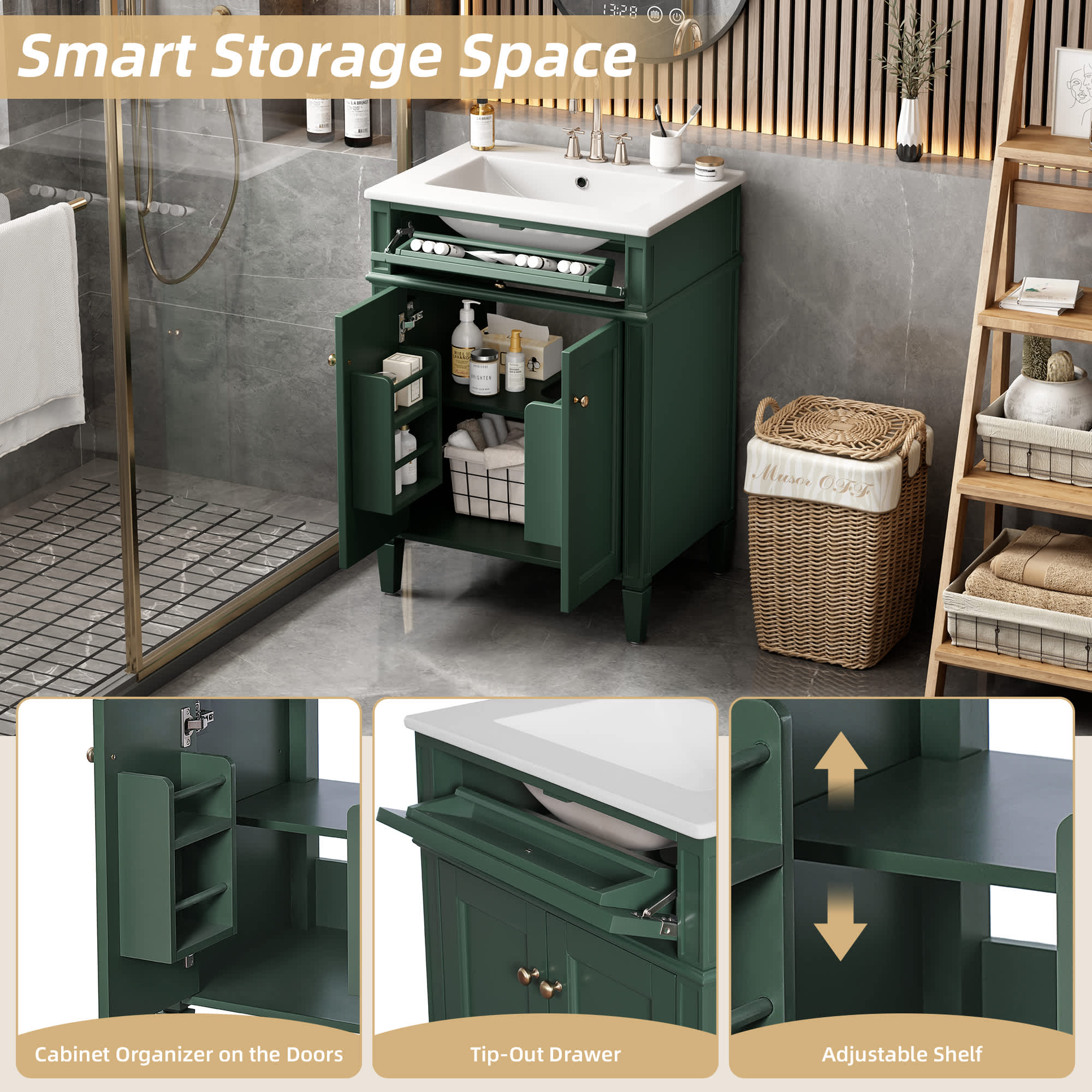 Vynxaria LEXY1359-DJYS-SZT129 Bath-Vanity-Combo - View #8