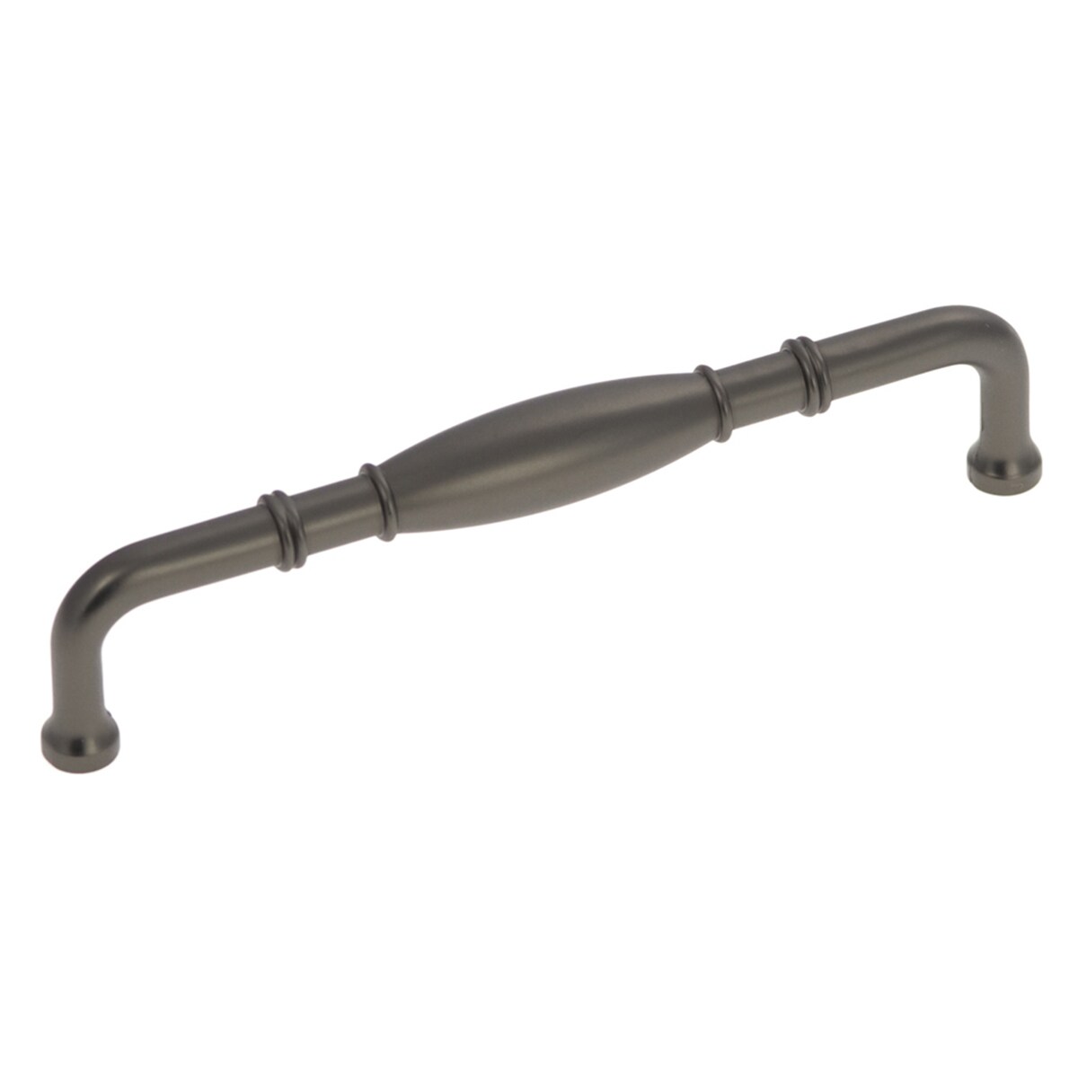 Hickory Hardware P3052-BM Williamsburg 5-1/16-in , 128mm Center to Center Black Mist Rectangular Handle