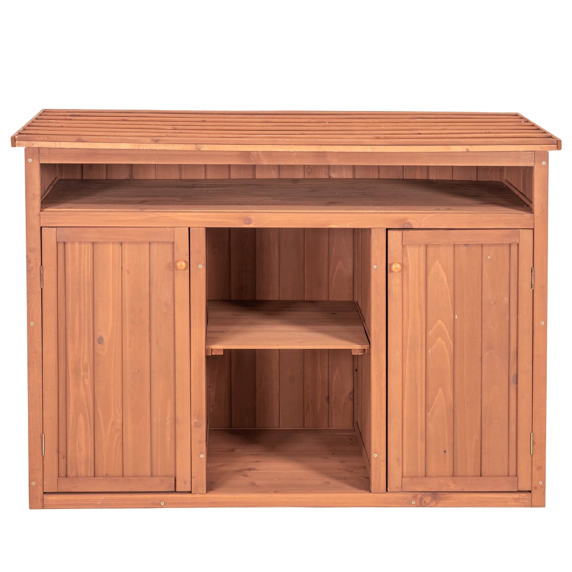 Leisure Season SDH9137 Brown Outdoor Storage
