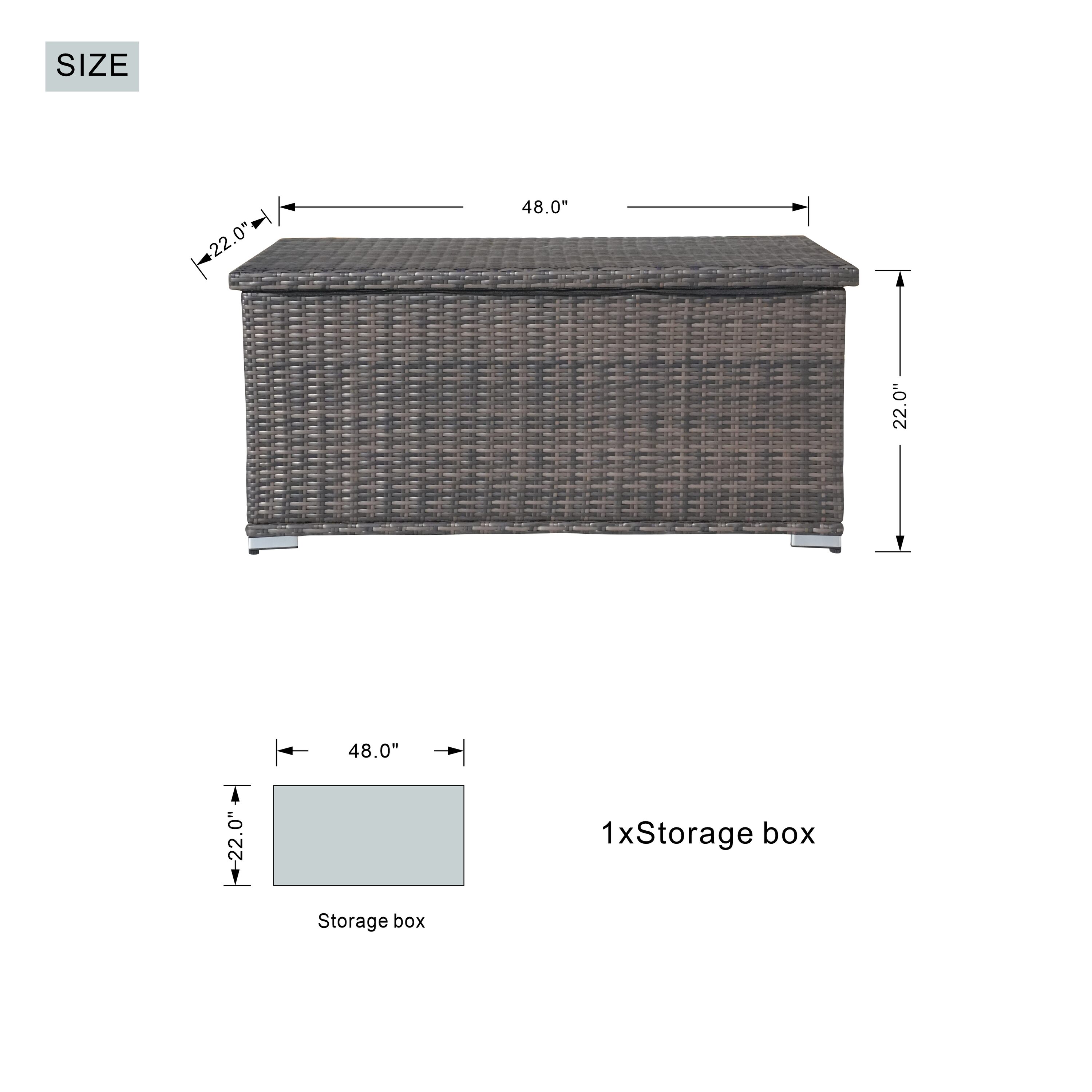 Moda Furnishings PA-3256S Deck-Boxes - View #4