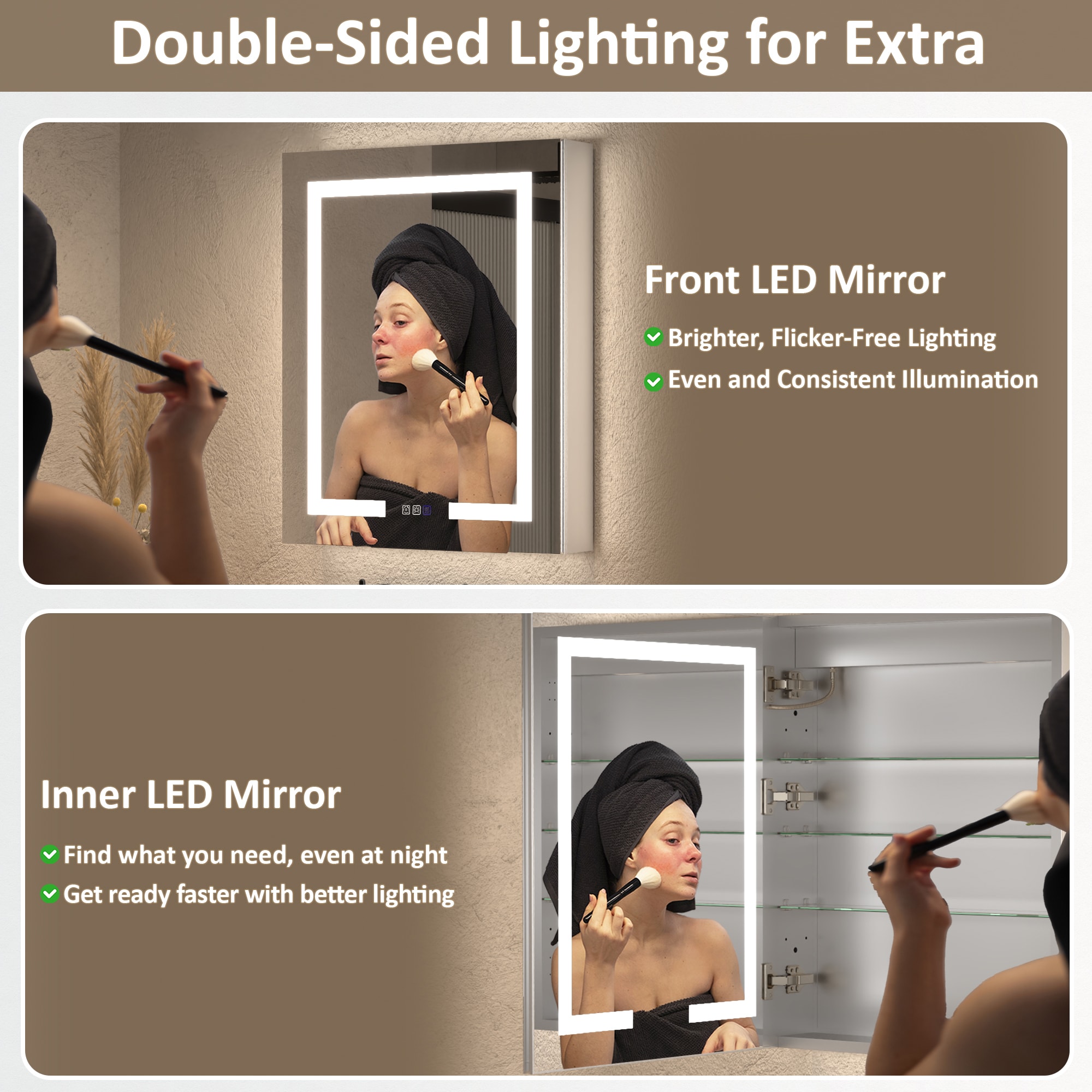 ExBrite DHMC2430V3L Bathroom-Medicine-Cabinets - View #9