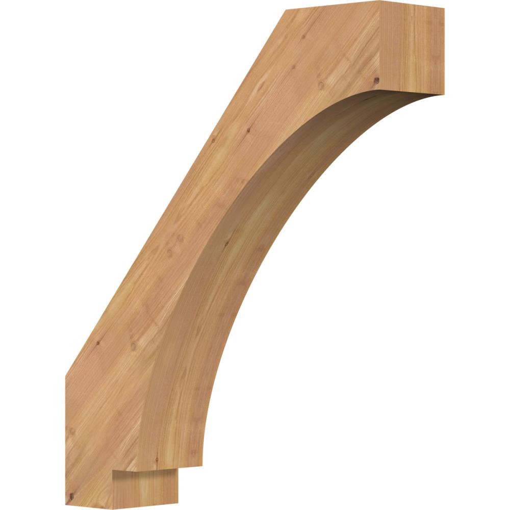 Ekena Millwork BRC06X24X28IMP00SWR 5-1/2-in x 24-in x 28-in Western Red Cedar Unfinished Wood Imperial Smooth Knee Brace