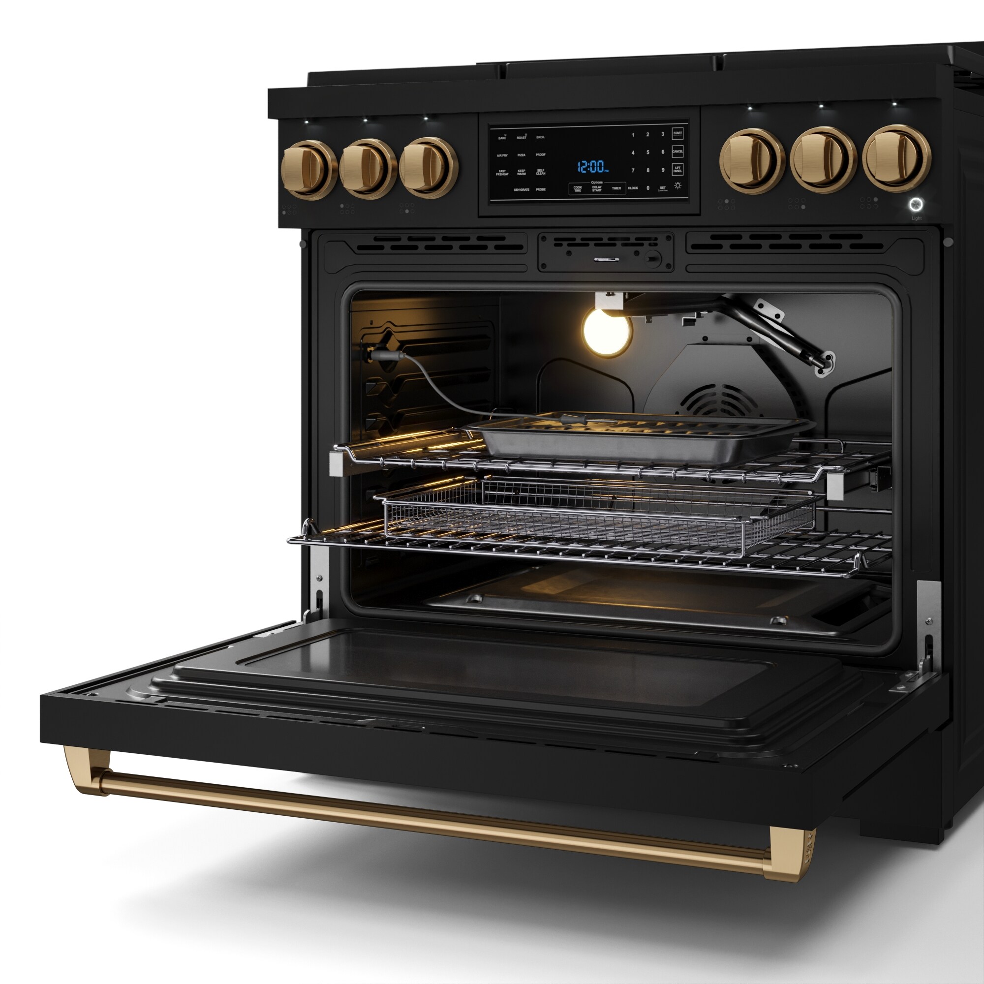 Thor Kitchen RSG36BLP-BRZ Freestanding-Gas-Ranges - View #5