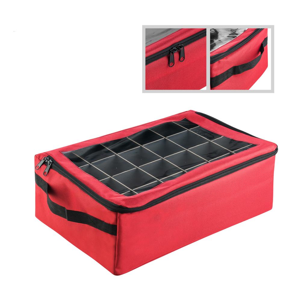 2 x 6 x 2 Red Plastic Box