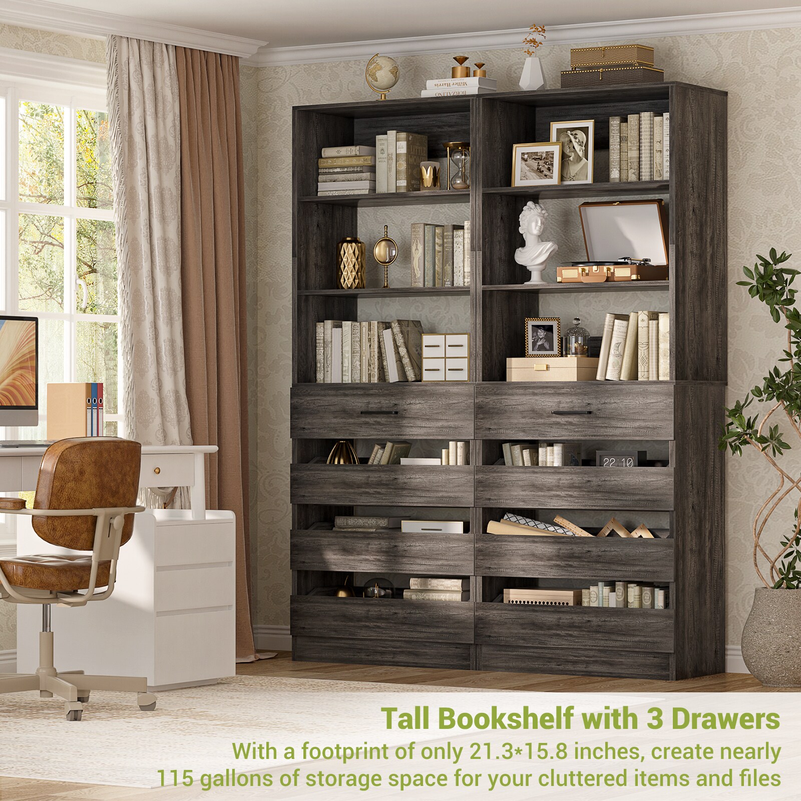 Aheaplus DPCWG-4C-O Wood-Closet-Kits - View #4