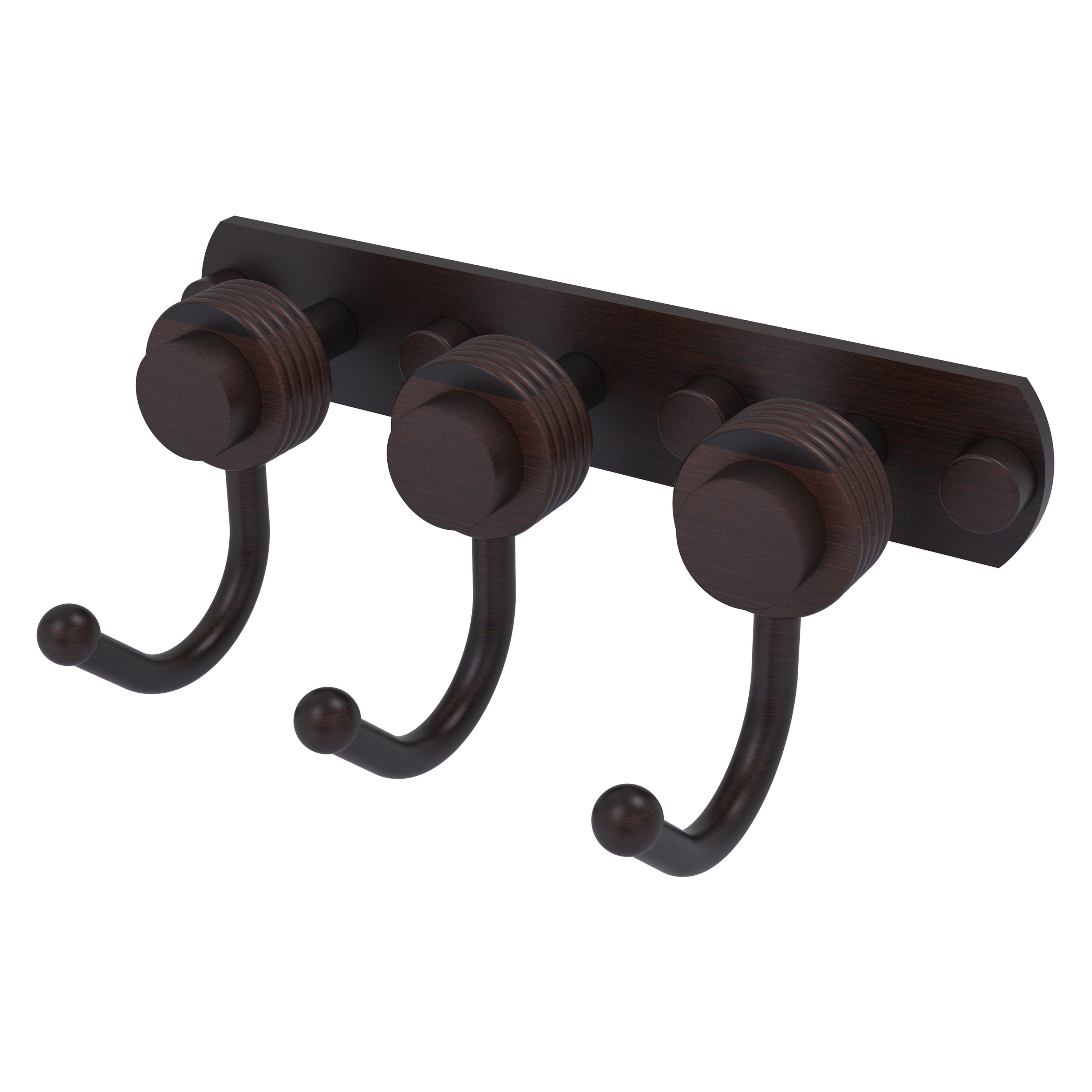 Allied Brass 920G-3-VB Mercury Venetian Bronze Triple -Hook Wall mount Towel Hook