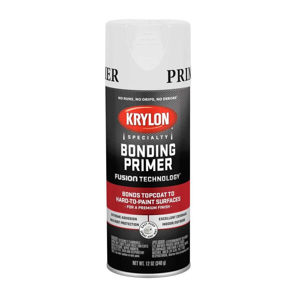 Krylon Specialty Acrylic Enamel Flat Primer Spray Primer (NET WT