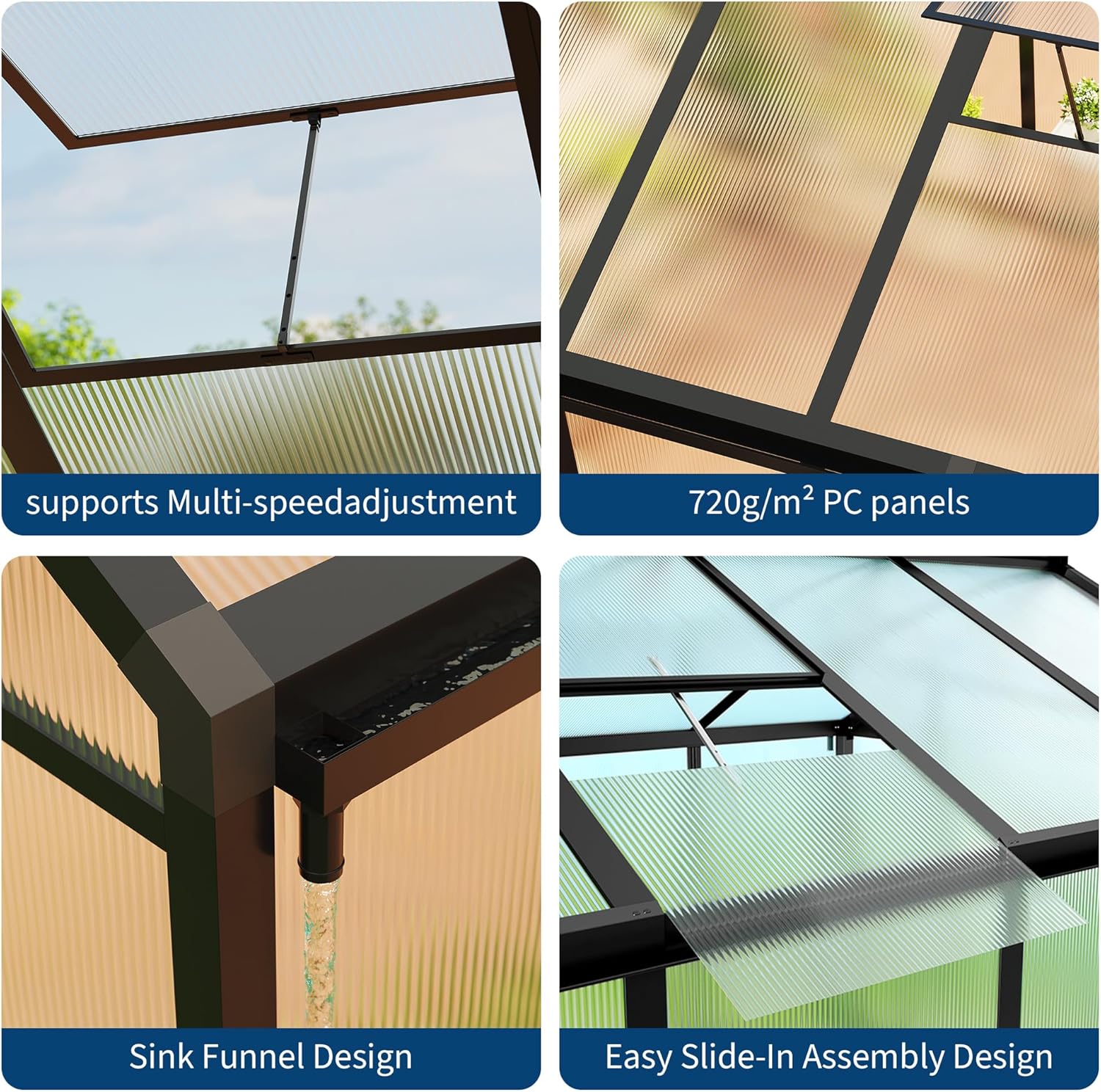 IdealHouse LUCY-FIEYU425R6MS greenhouses - View #3