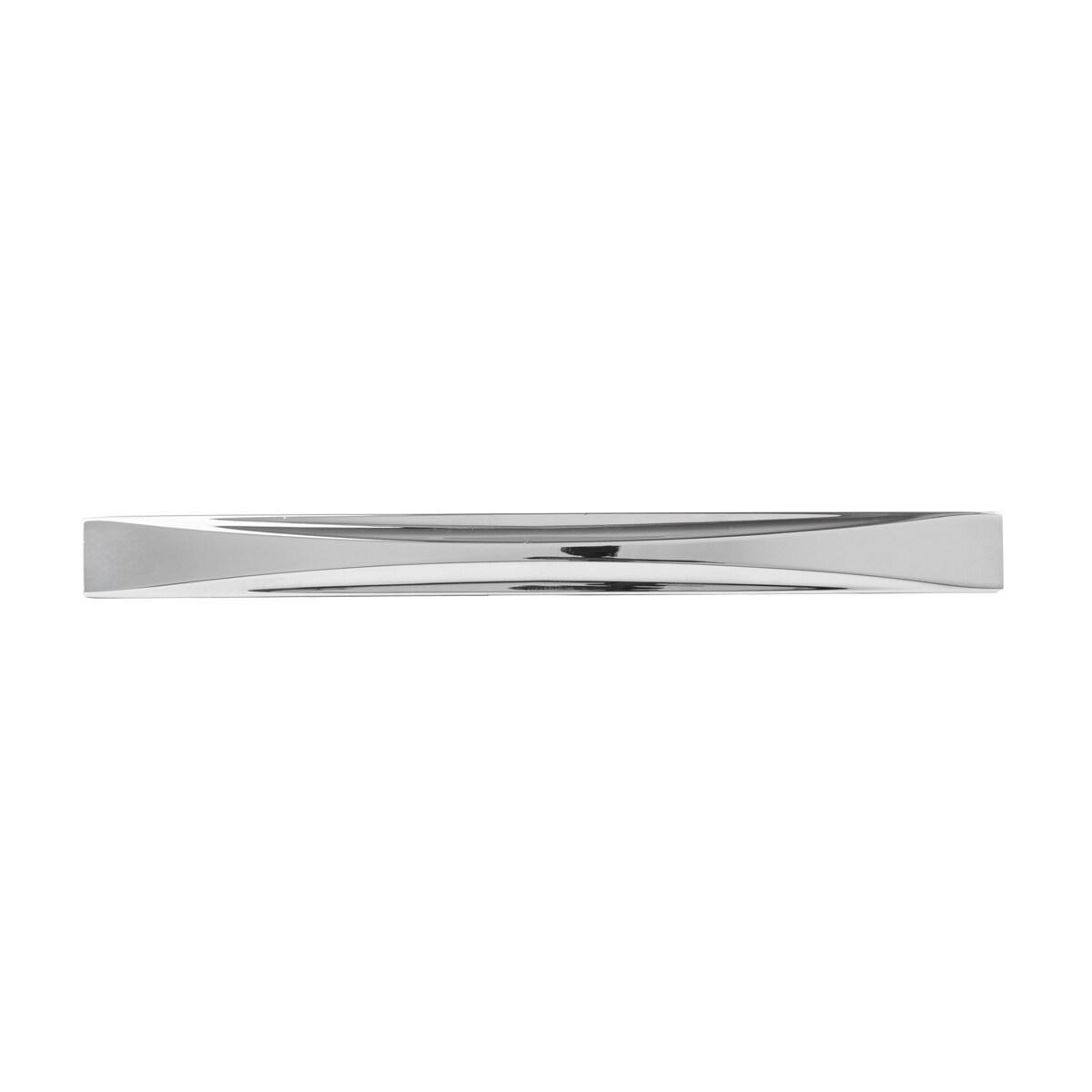 Crest Chrome Modern Bar Cabinet Pull with Mounting Hardware