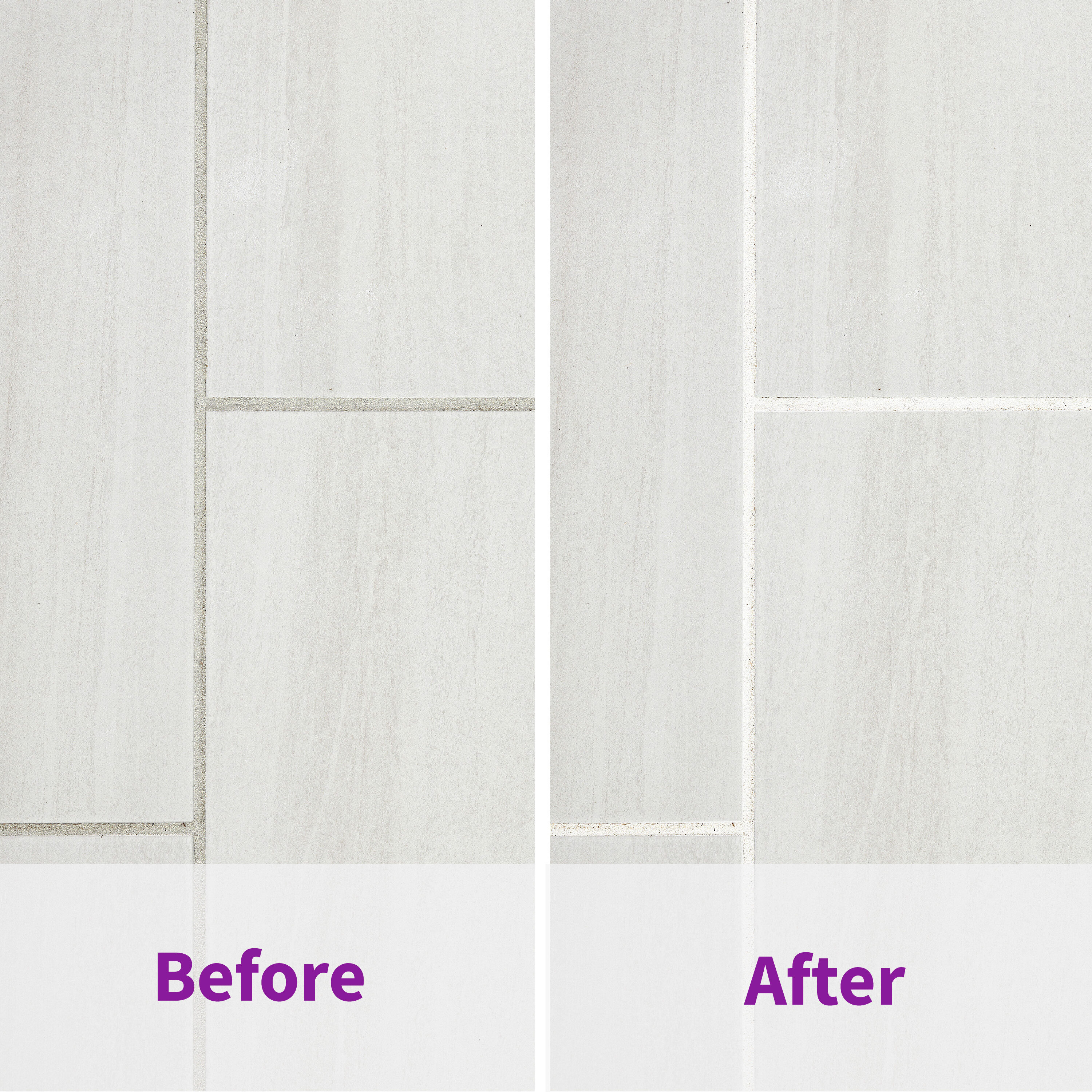 GROUT GURU Grout Cleaner for Tile Floors Works In Minutes - Powerful Tile  Cleaner for Bathroom, Shower, Kitchen, Porcelain, Ceramic and Stone Tiles 