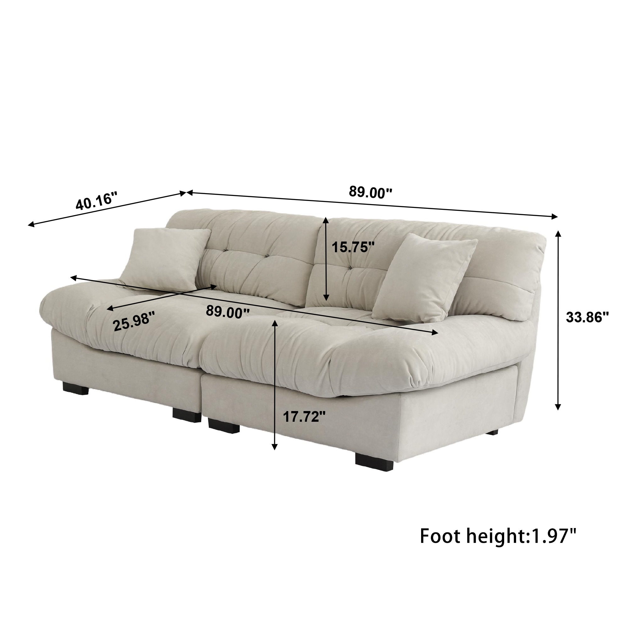 BuotiqHom DH-122B-LV Sofas-Loveseats - View #4