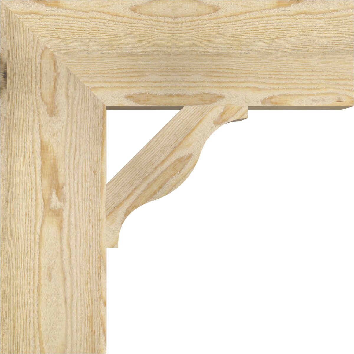 Ekena Millwork BKT06X20X20FST05RDF Exterior-Brackets-Braces - View #3