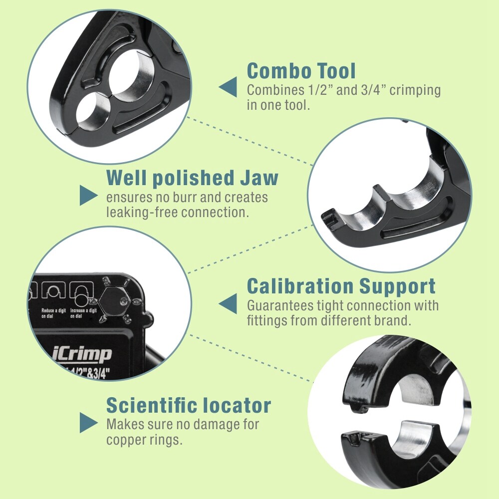 IWISS IWS-1234C Pex-Crimp-Fittings - View #3