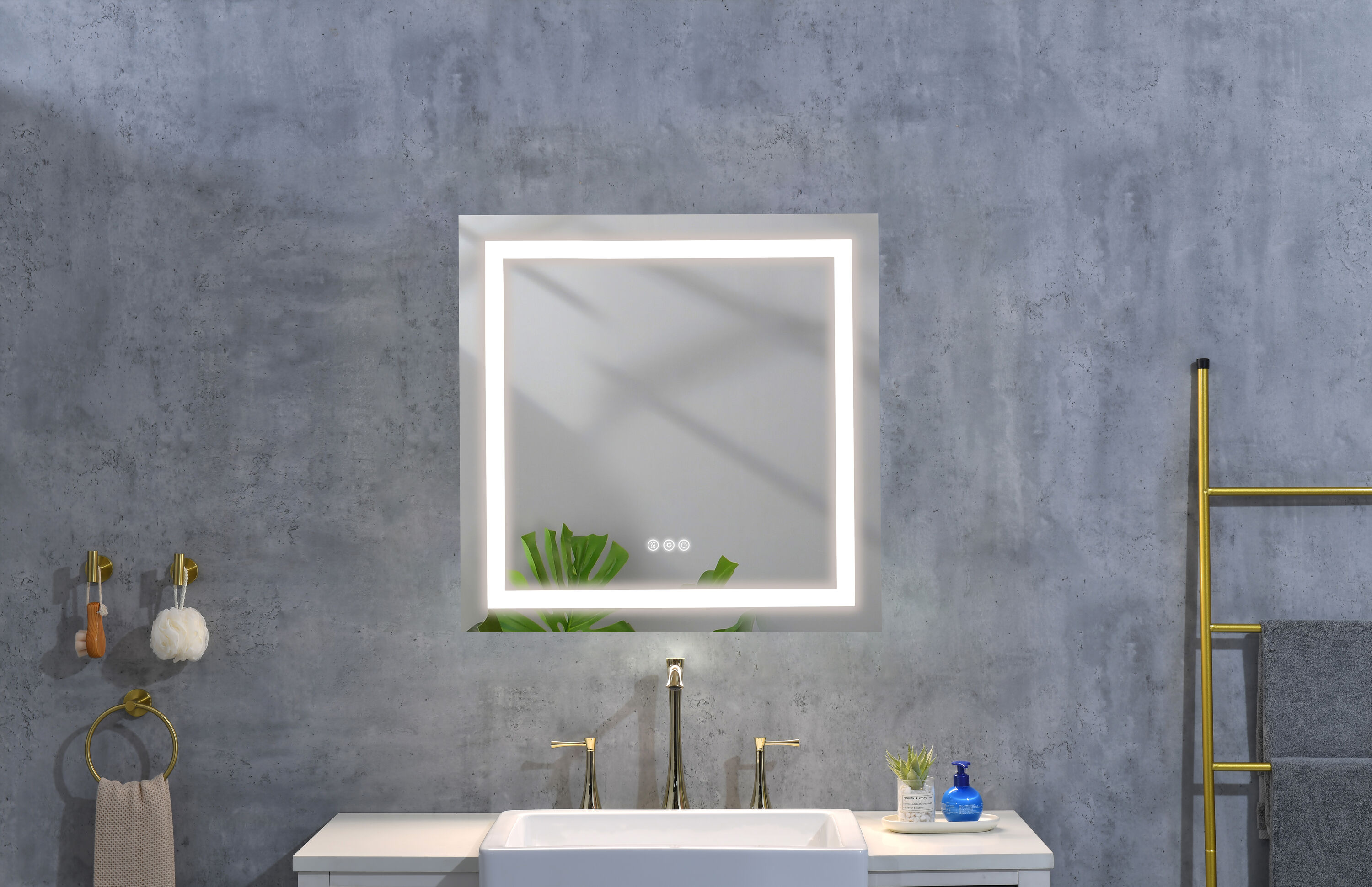 Vacolite KP-3636-WKBK Framed-Bath-Mirrors - View #3
