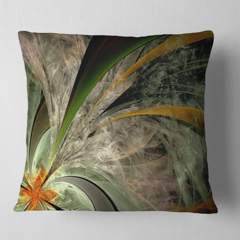 Designart CU11994-16-16 16-in x 16-in Black Indoor Decorative Pillow