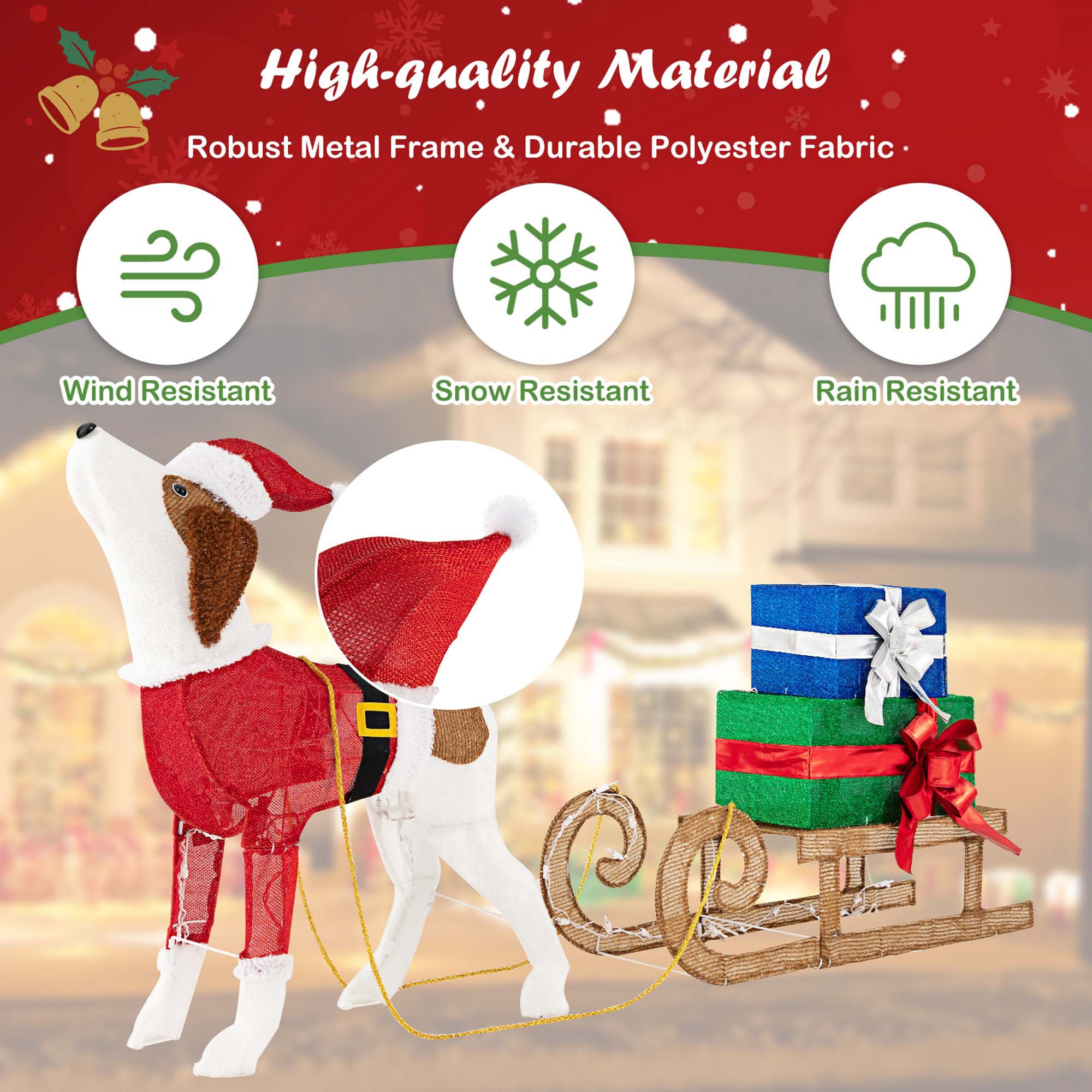 Costway LWS00720 Table-Christmas-Decorations - View #6