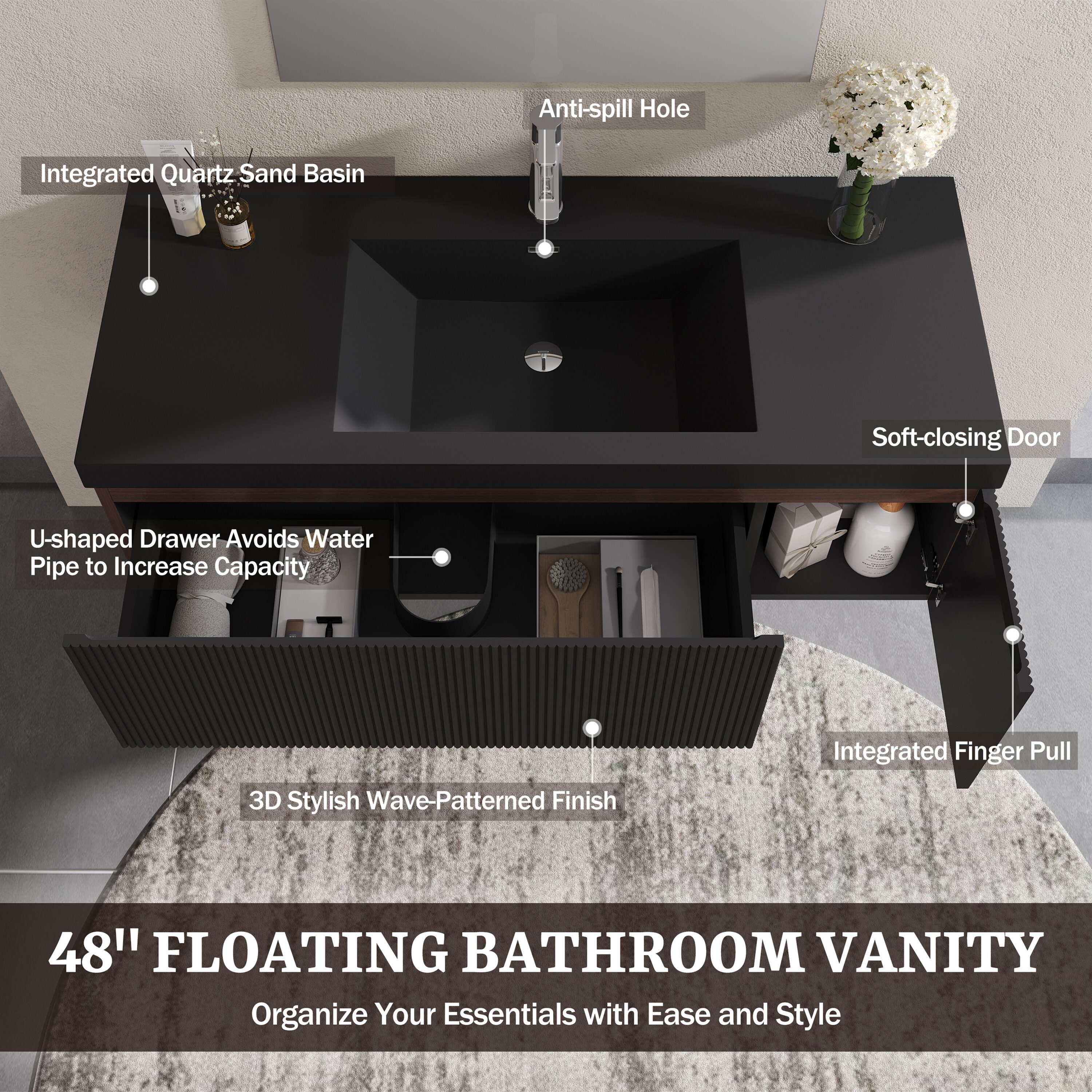 Poinic YUR-V16-48WL Bath-Vanity-Combo - View #3