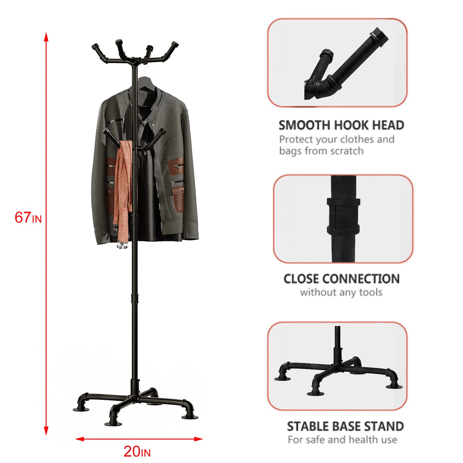 Justincity LJT0729J037 Coatrack-Stands-Pedestals - View #5