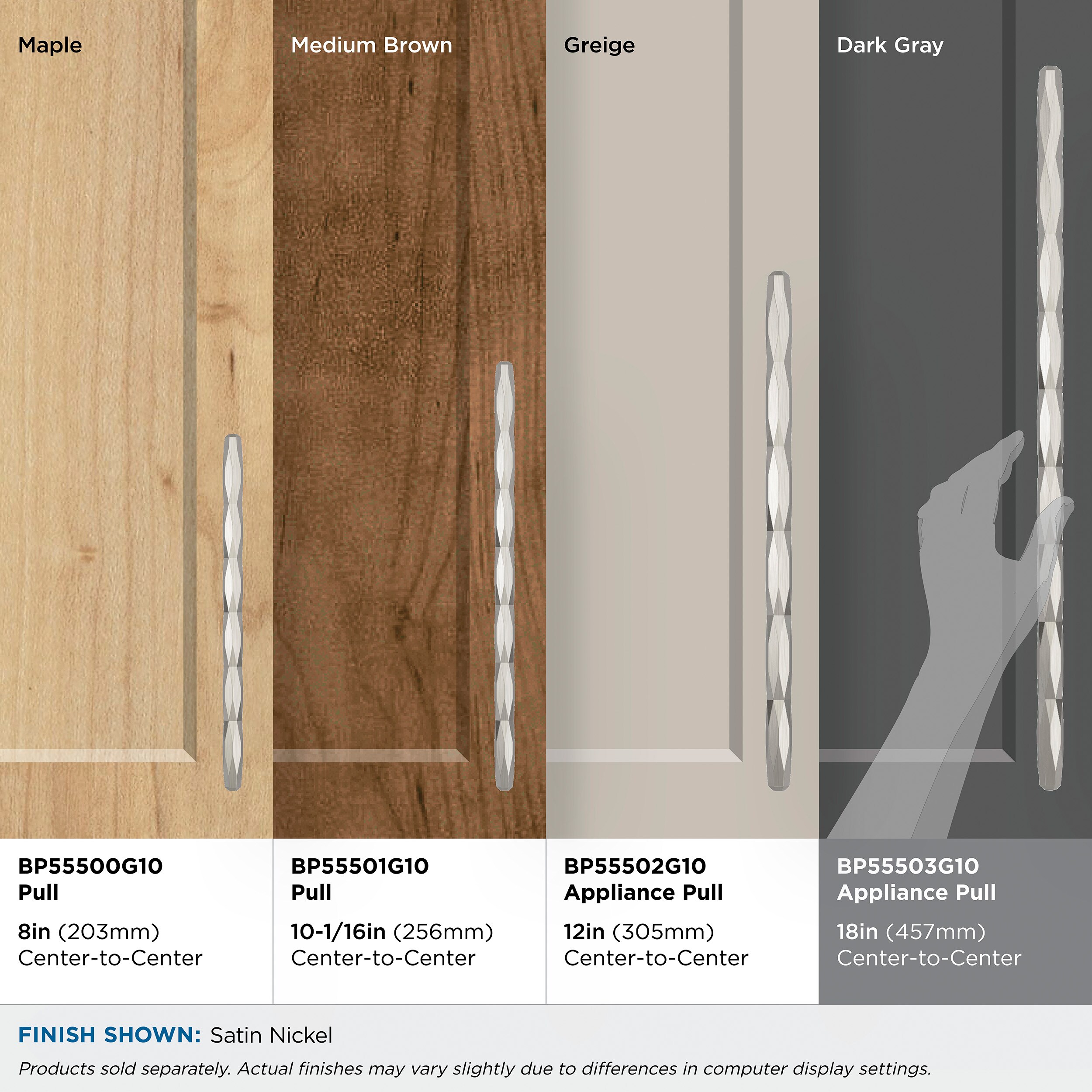 Amerock BP55503G10 Cabinet-Pulls - View #6