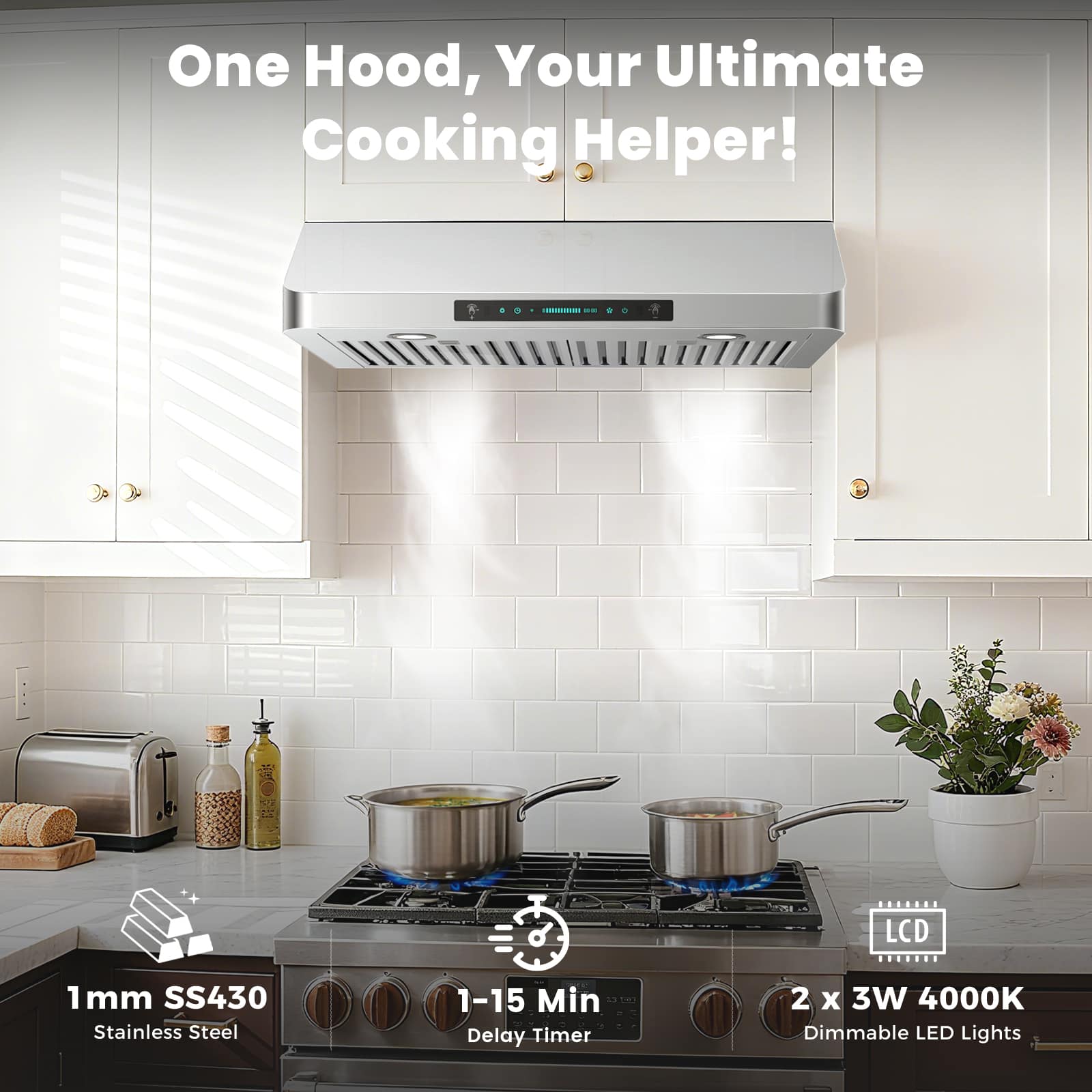 DIVAN DLC01-30-GC Undercabinet-Range-Hoods - View #7