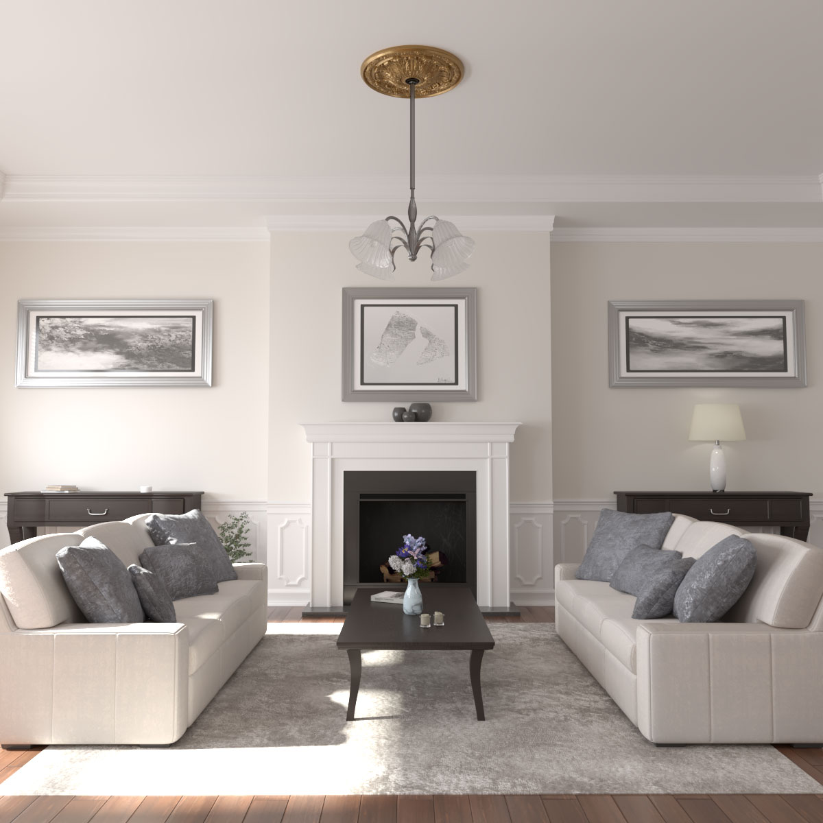 Ekena Millwork CM30FLPAS Ceiling-Medallions - View #4