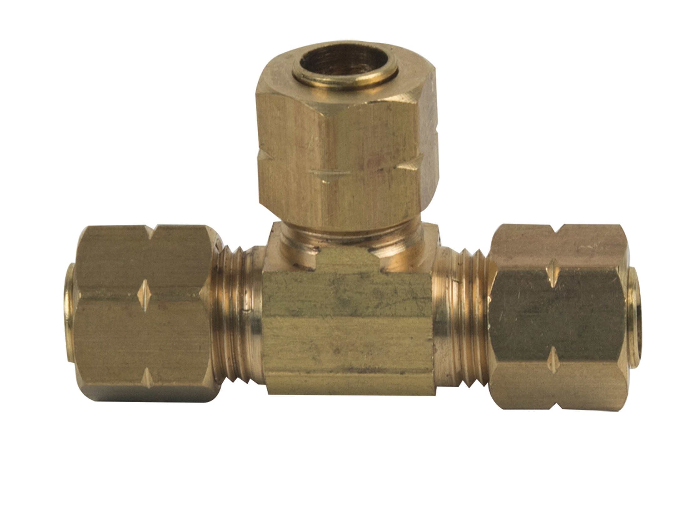 BrassCraft 64CA-4XY P 1/4-in x 1/4-in Compression Coupling Tee Fitting