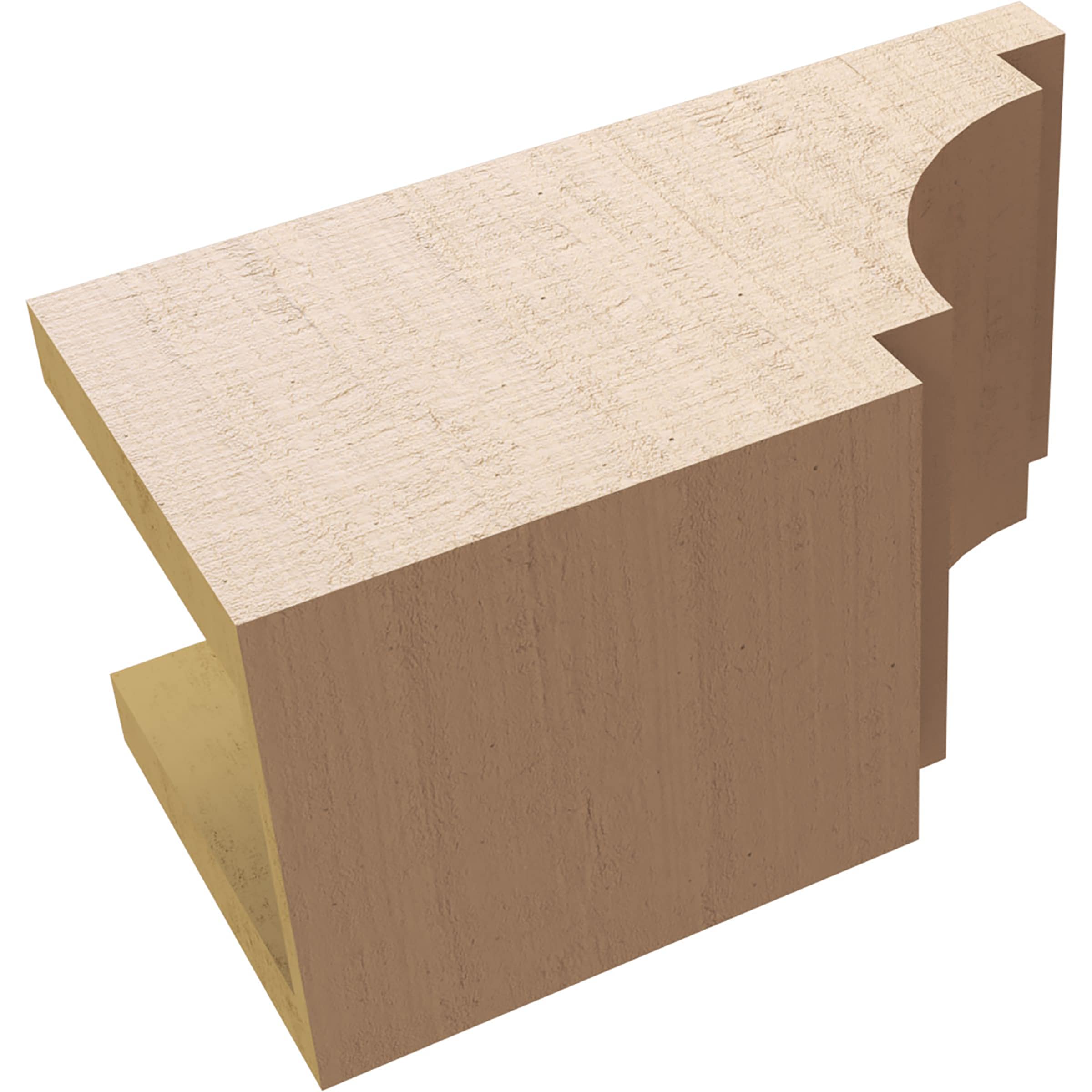 Ekena Millwork RFTU06X06X12MEDRCPR Exterior-Brackets-Braces - View #6
