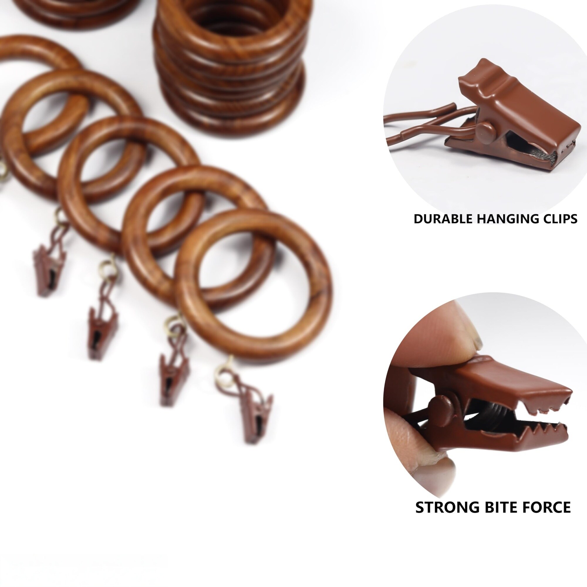 Wudkey L4-MW0J2W Shower-Rings-Hooks - View #5