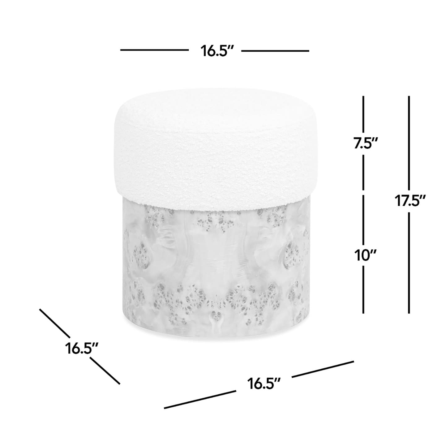 Jennifer Taylor Home LMBW-84590 Indoor-Ottomans - View #7