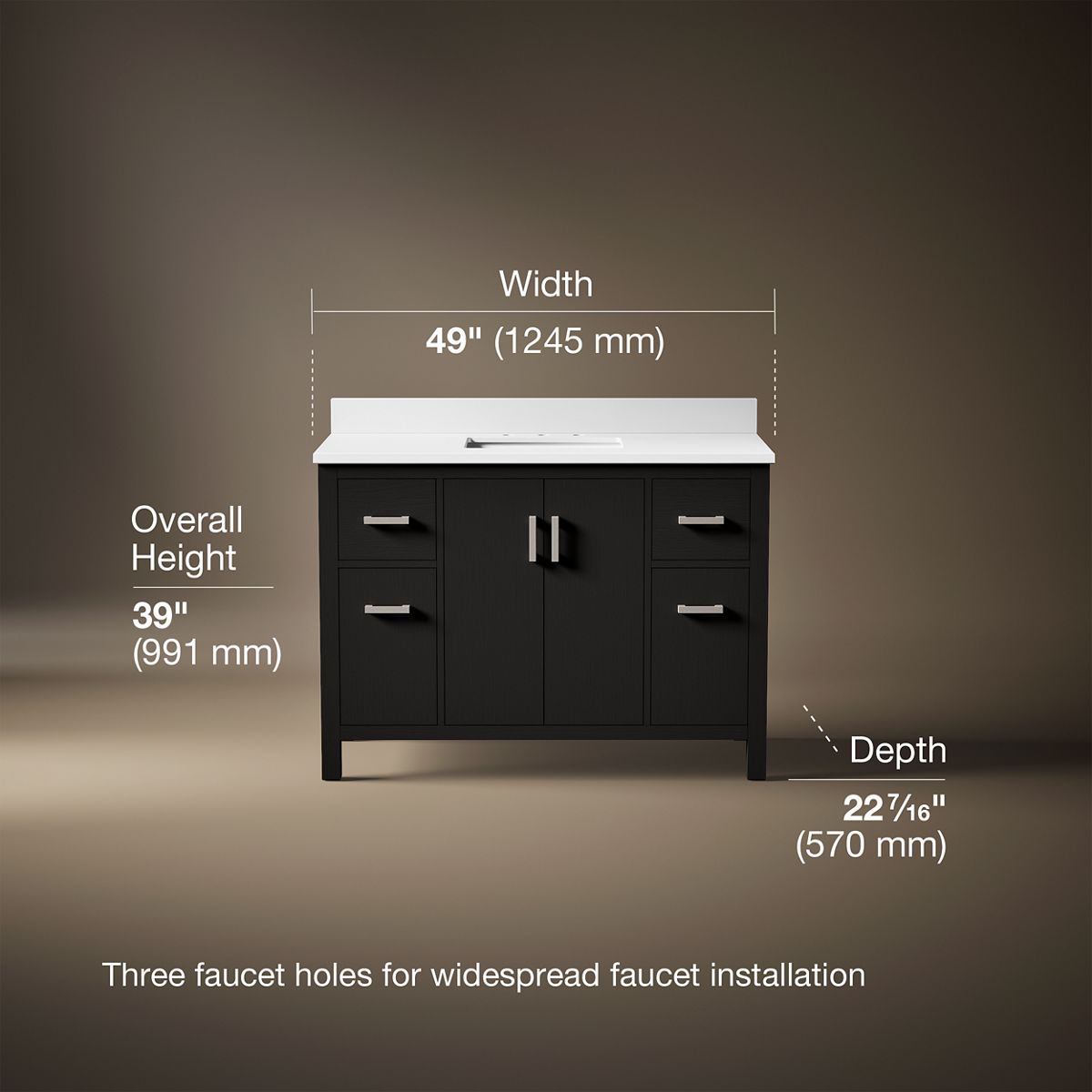KOHLER 40640-BD1-BWK Bath-Vanity-Combo - View #3