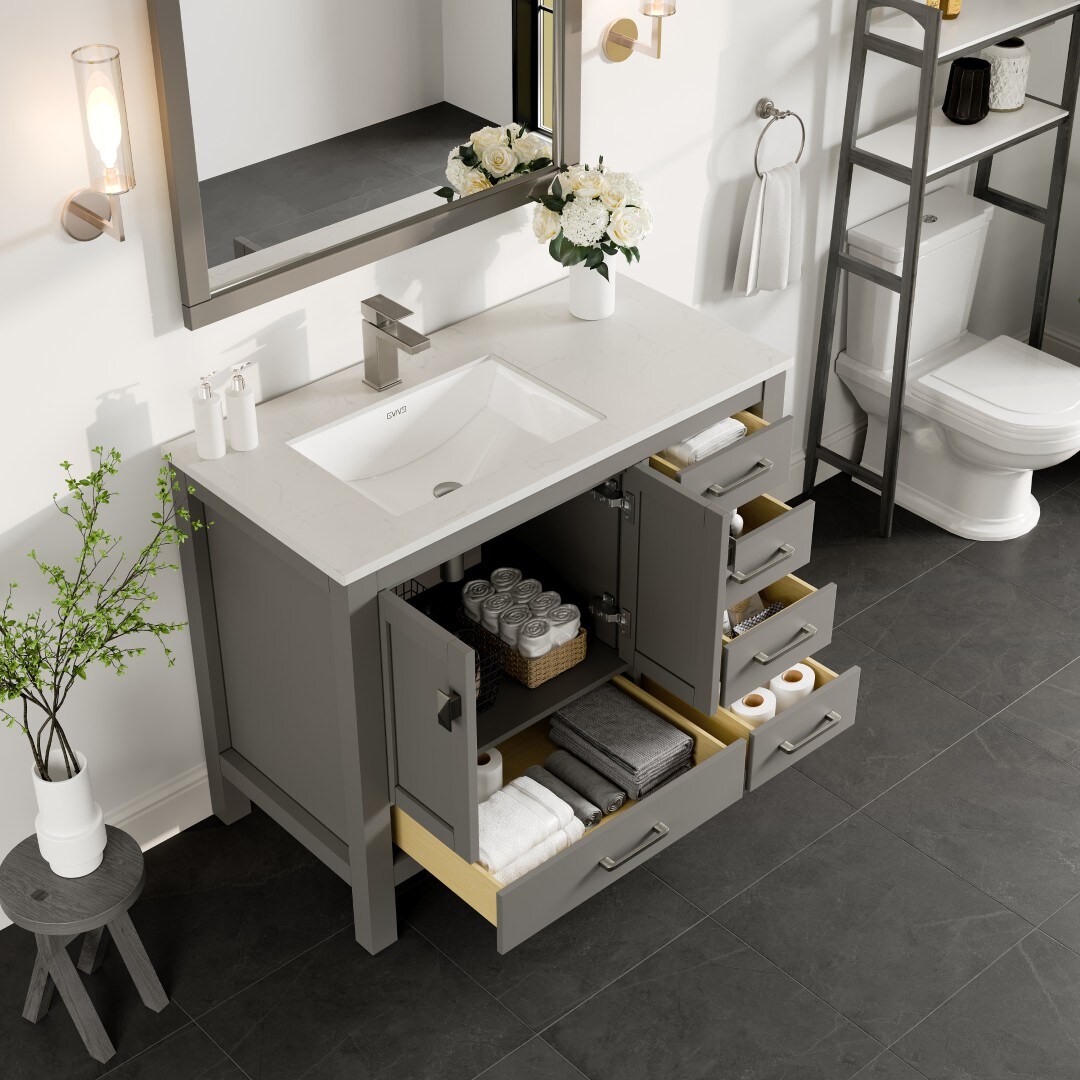Eviva TVN414-42X18GR-L Bath-Vanity-Combo - View #4