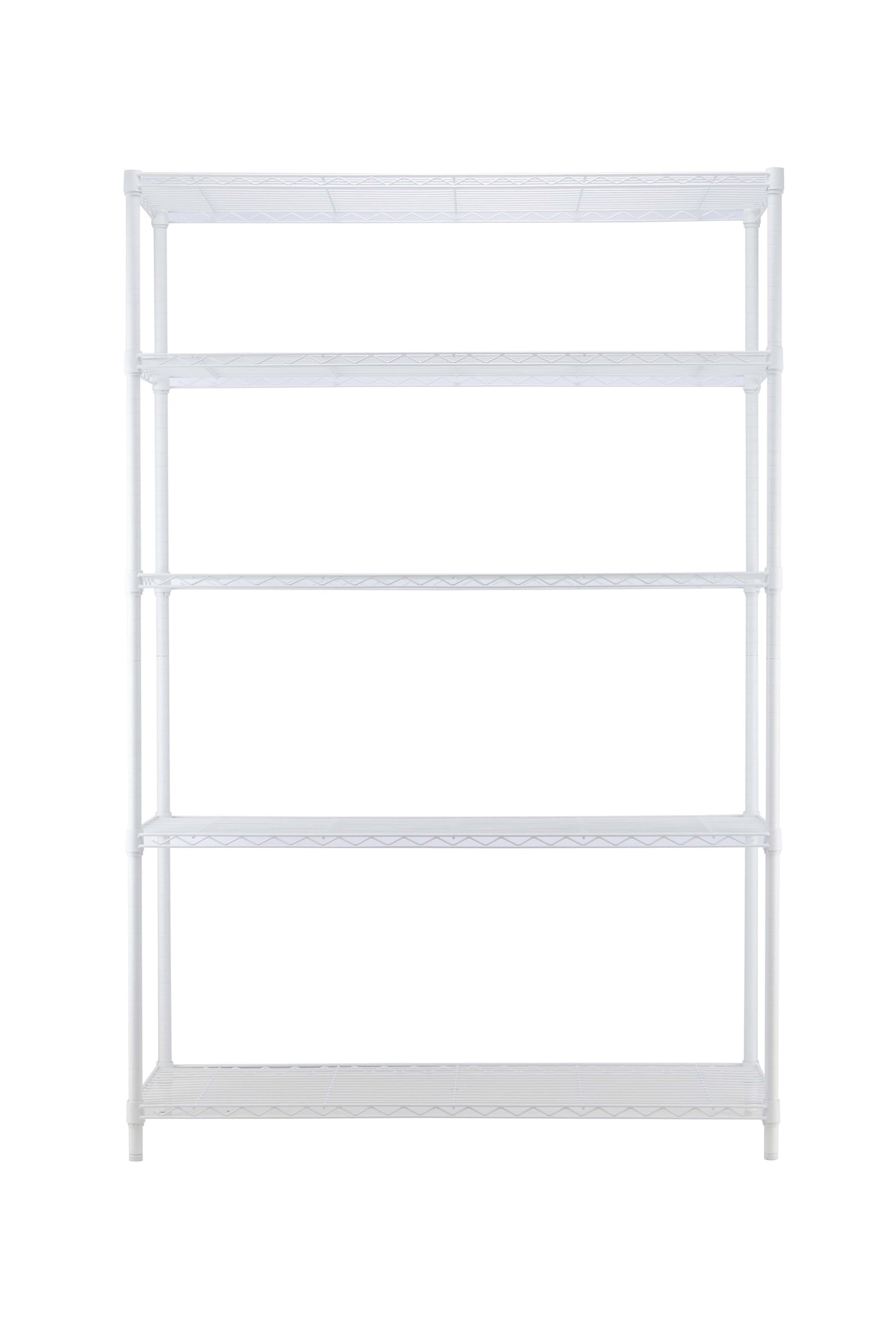 Home Decorators Collection 18 in. White Snap Install Hook Rack
