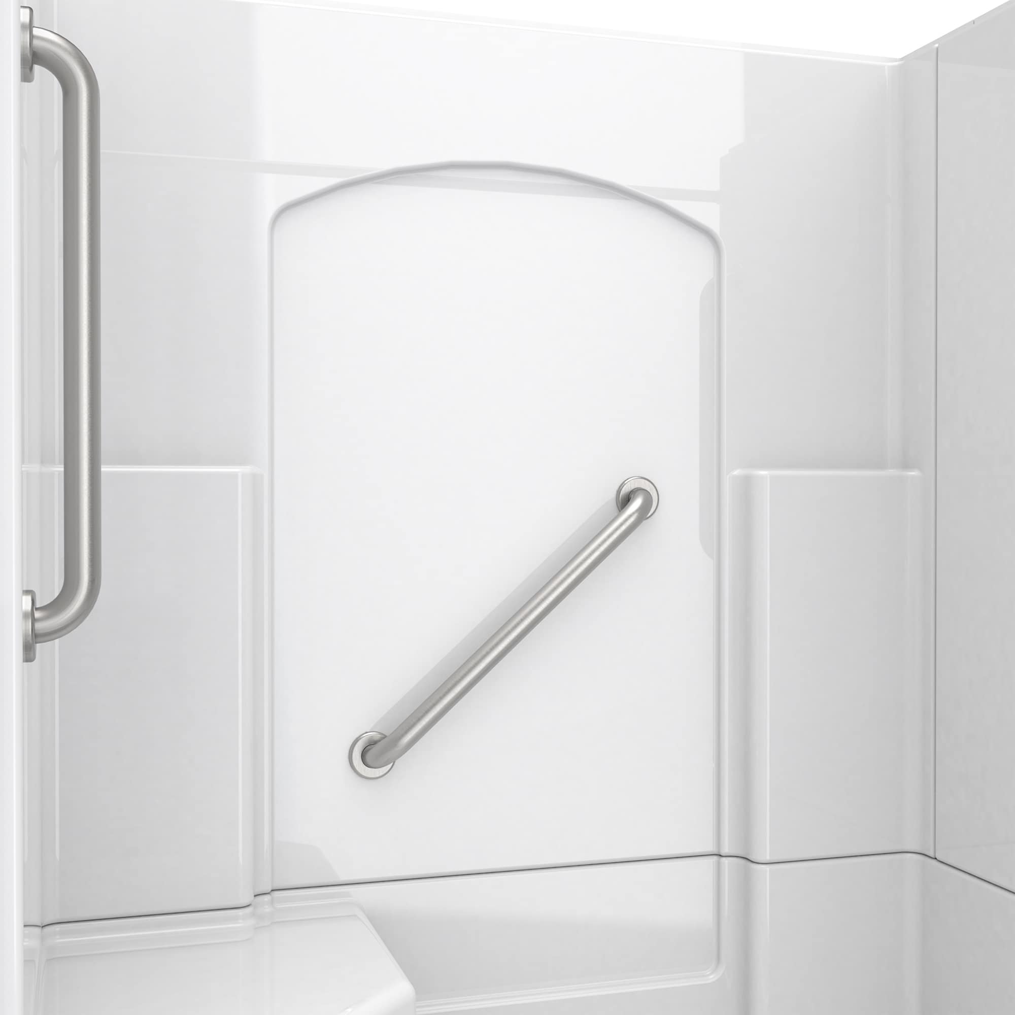 Laurel Mountain L3260SH1S4PLWB2 Alcove-Shower-Kit - View #5
