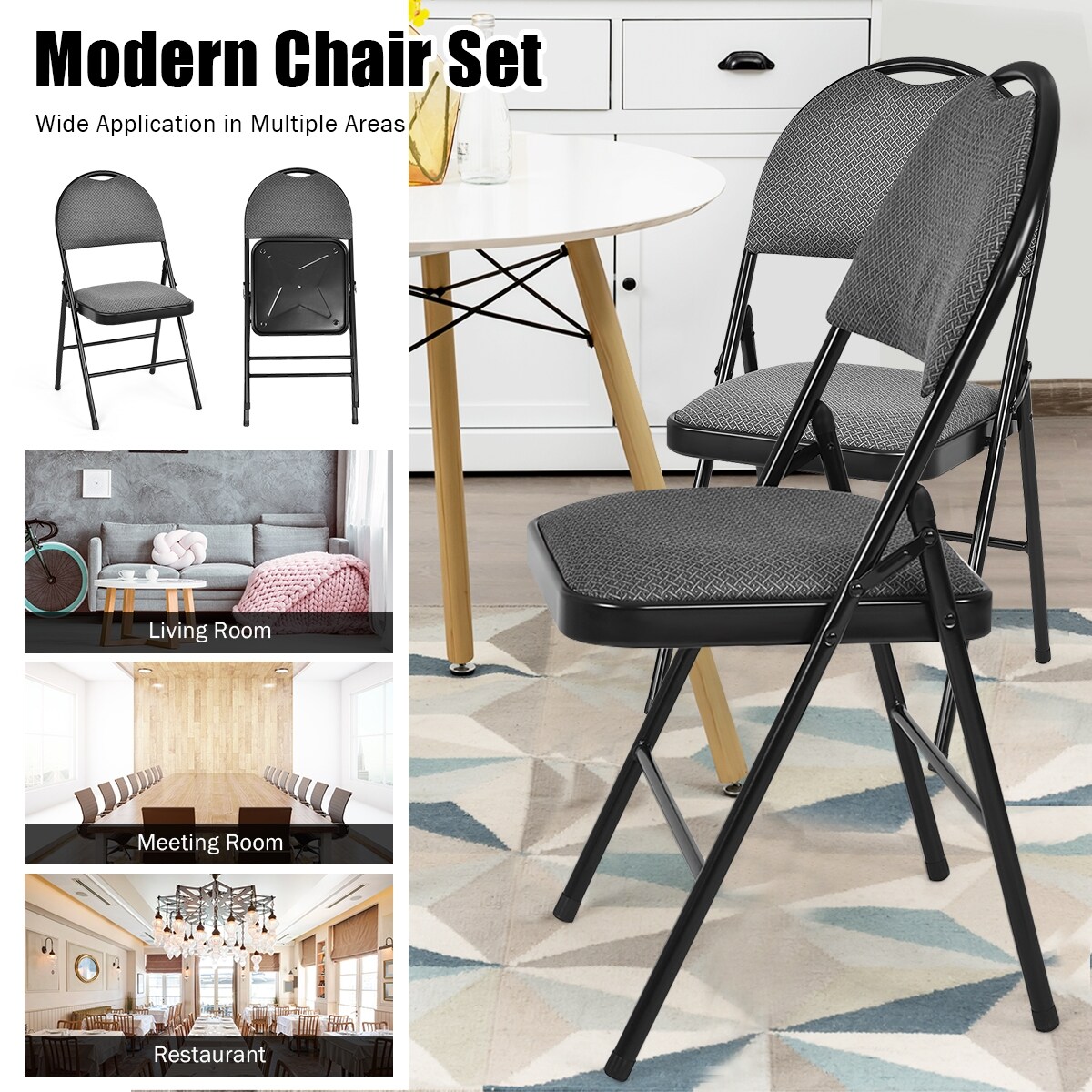 LIVIZA OUG54166GR Dining-Chairs - View #8