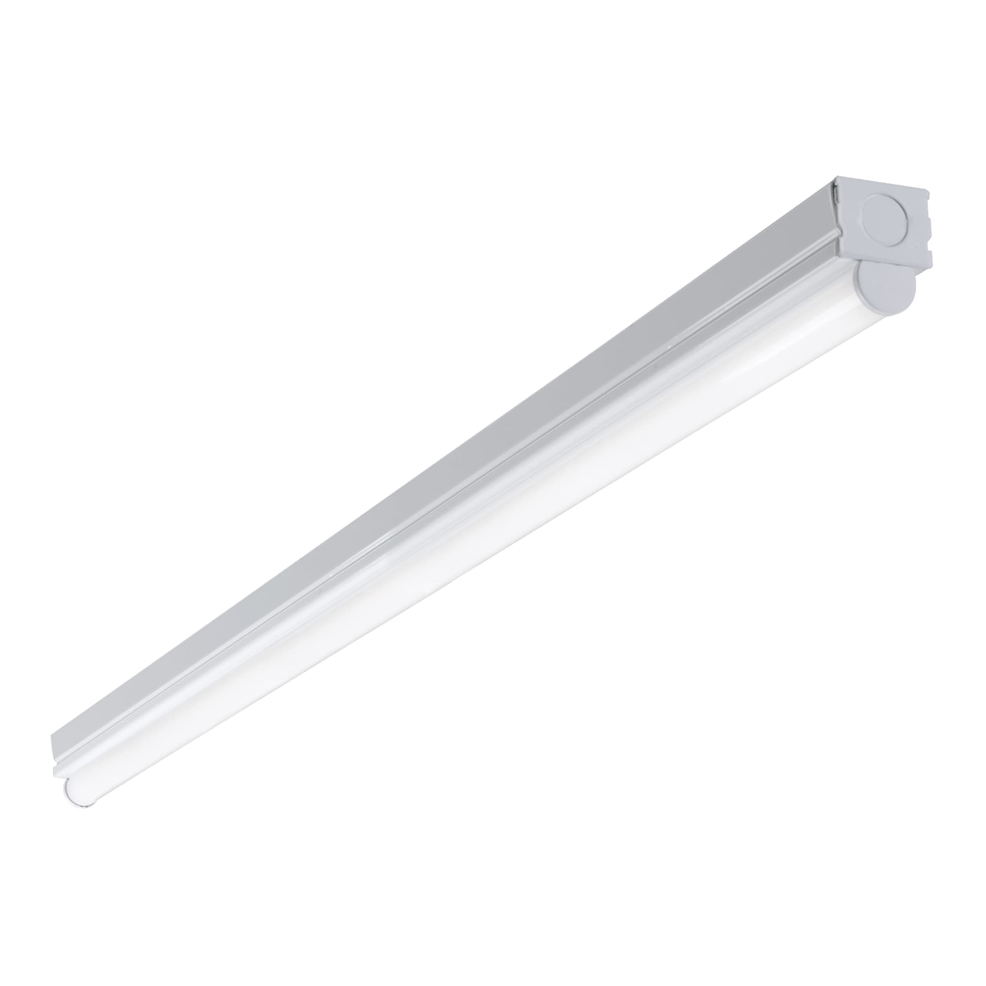 Metalux 48-Inch White LED Strip Light with Powder-Coated Finish