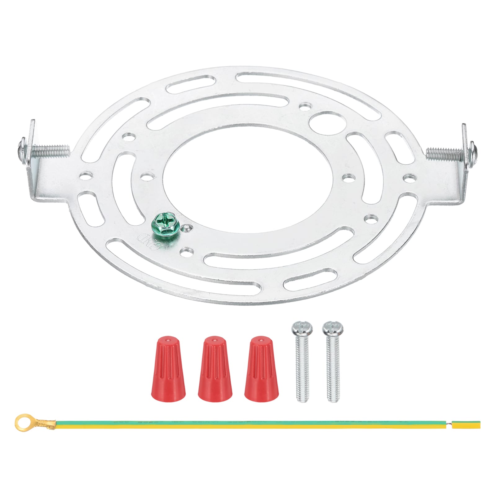 PATIKIL - 120mm (4.7-in) Universal Light Fixture Mounting Bracket Kit Light Crossbar Round Ceilin...