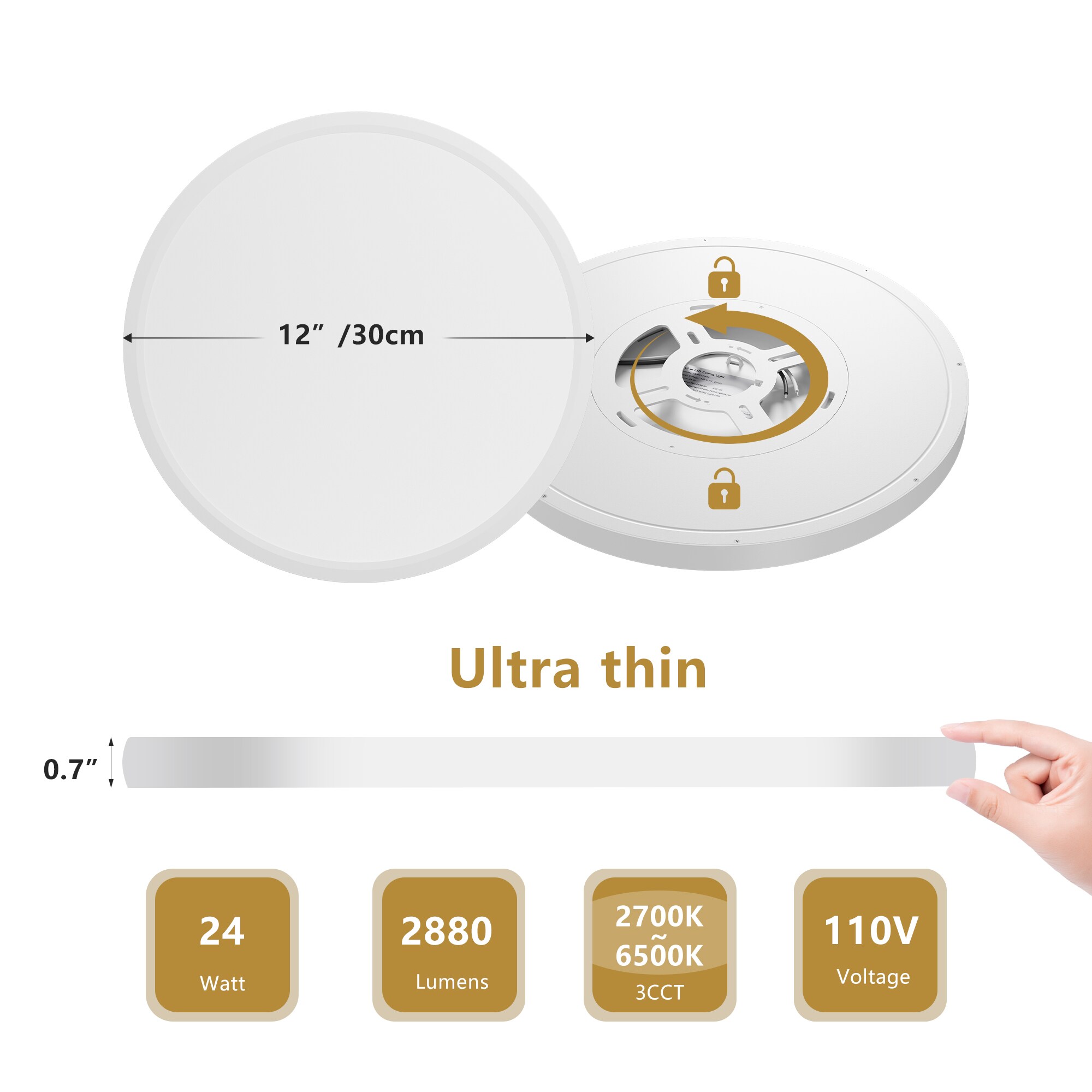 Tatayosi RY-2P375003 flushmounts - View #7