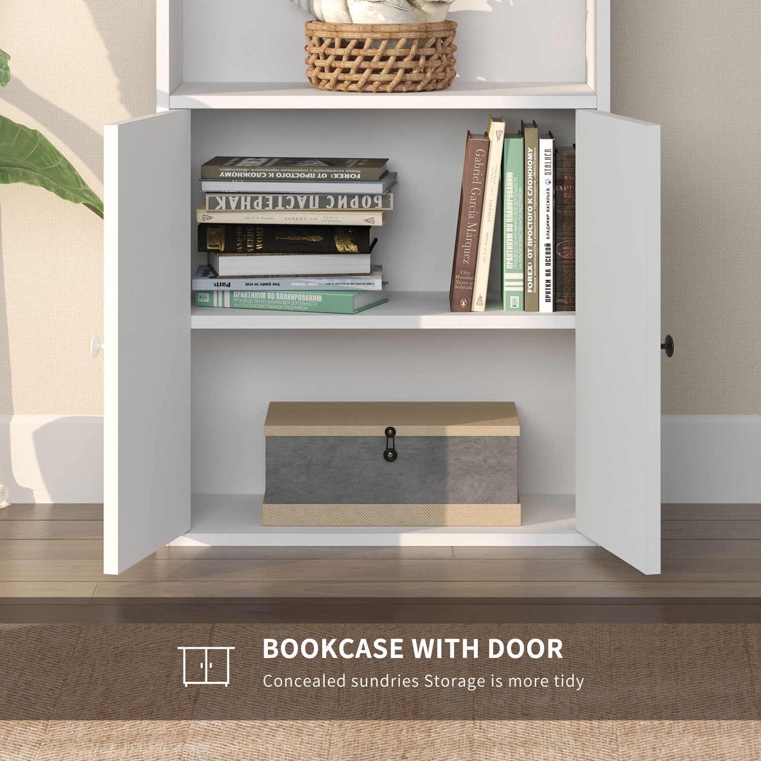 AOXUN H14029WH bookcases - View #3