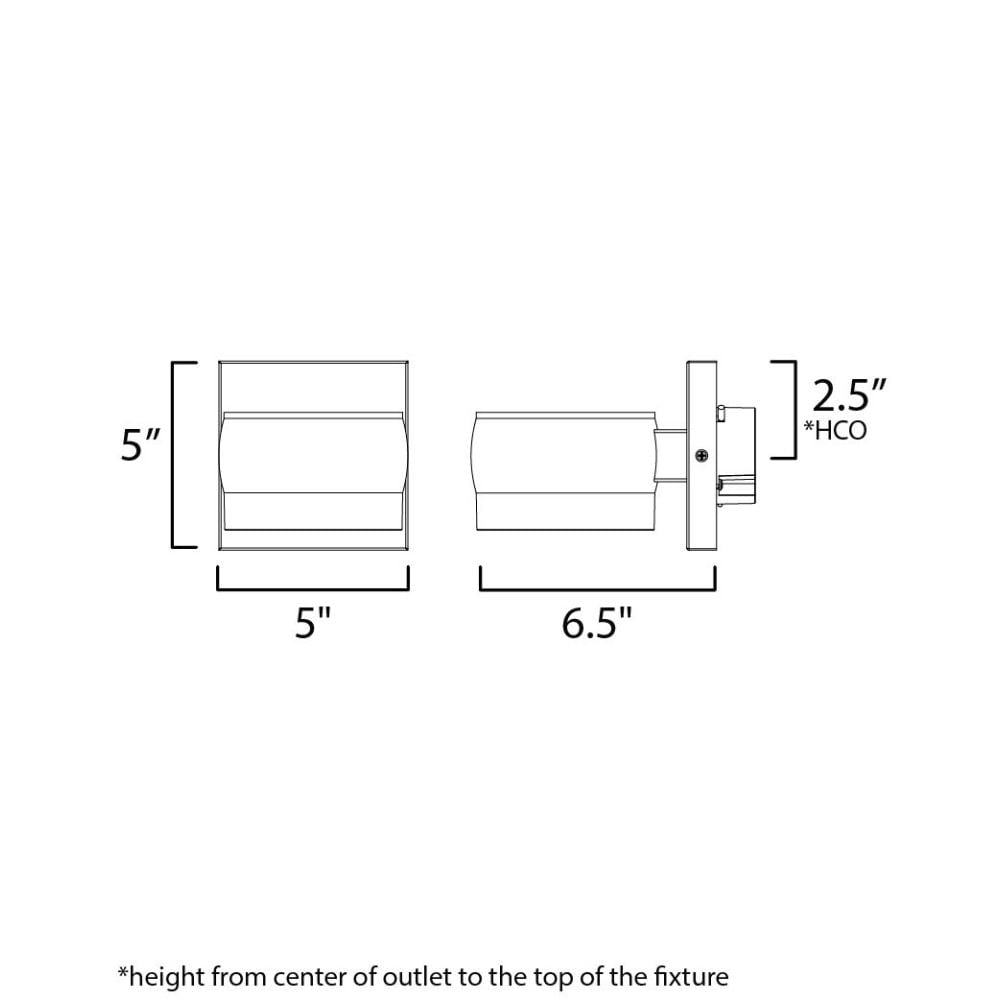 ET2 E30161-10BK Outdoor-Wall-Lighting - View #3
