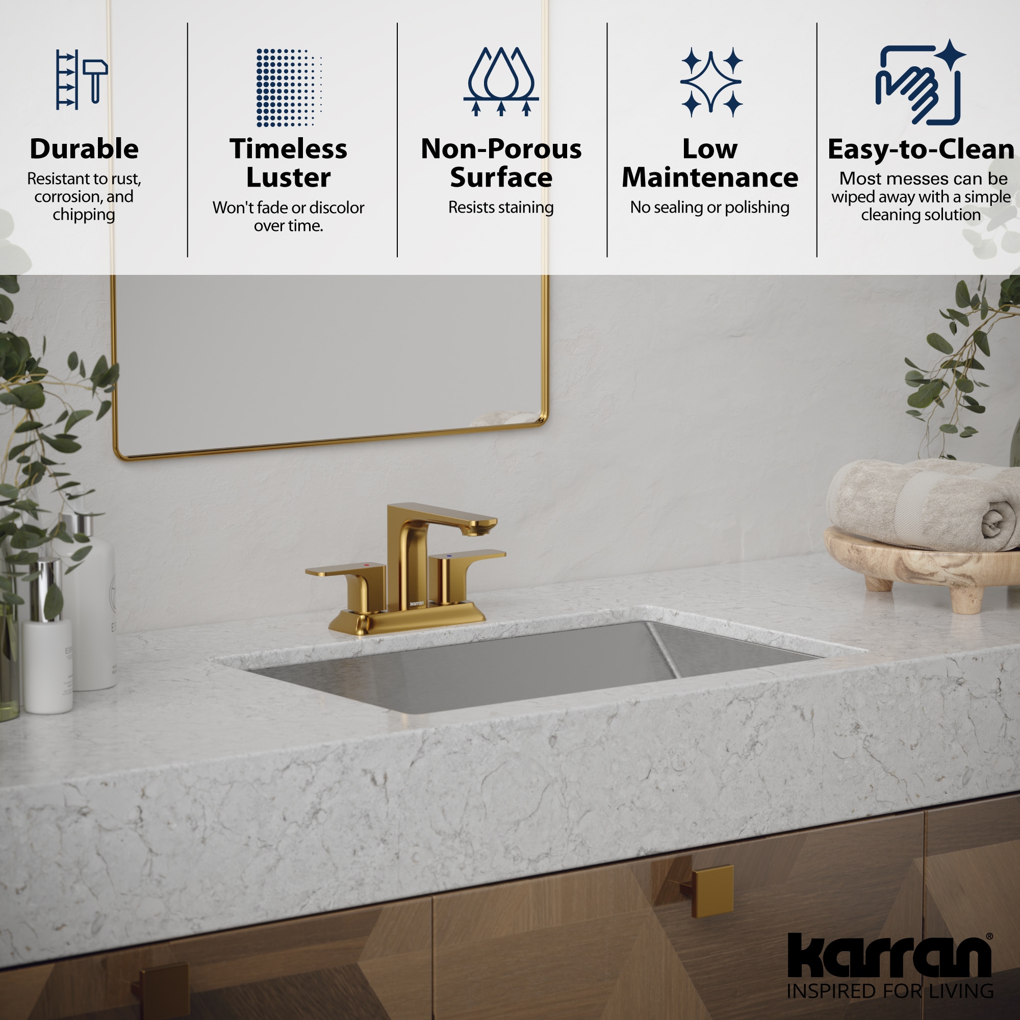 Karran CCU400SS Bath-Sink - View #5